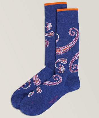 Mens paisley deals socks