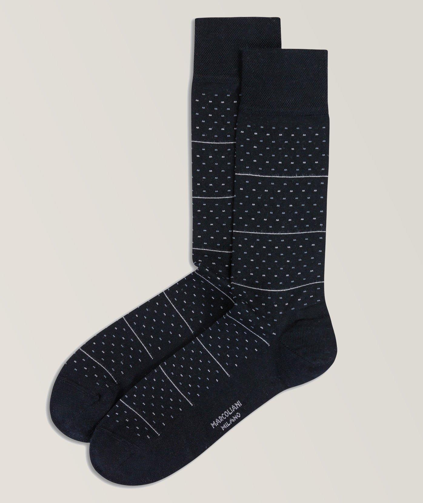 Micro-Stitch Mousse Of Modal Dress Socks