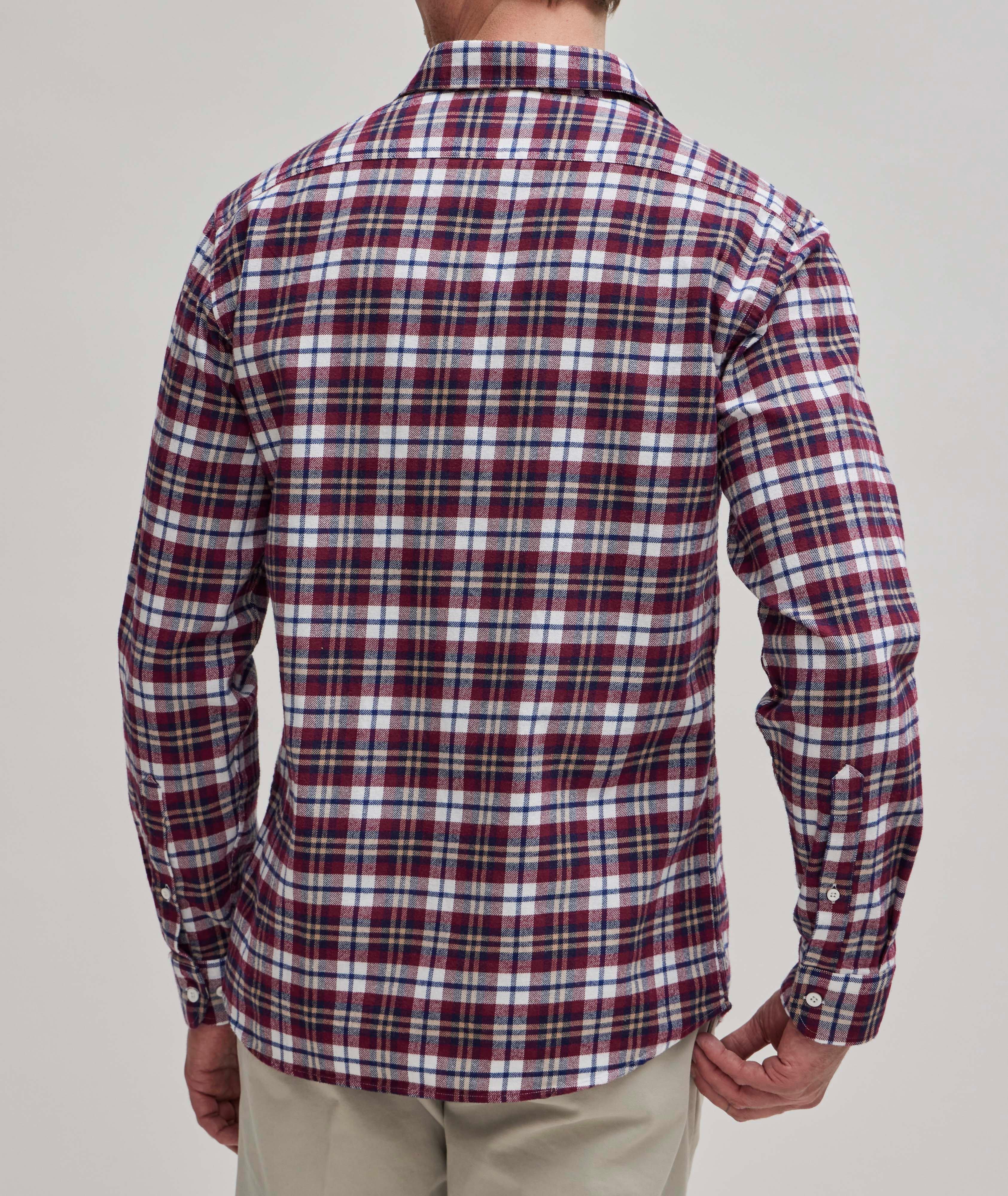 McKenzie Check Flannel Cotton Sport Shirt image 2