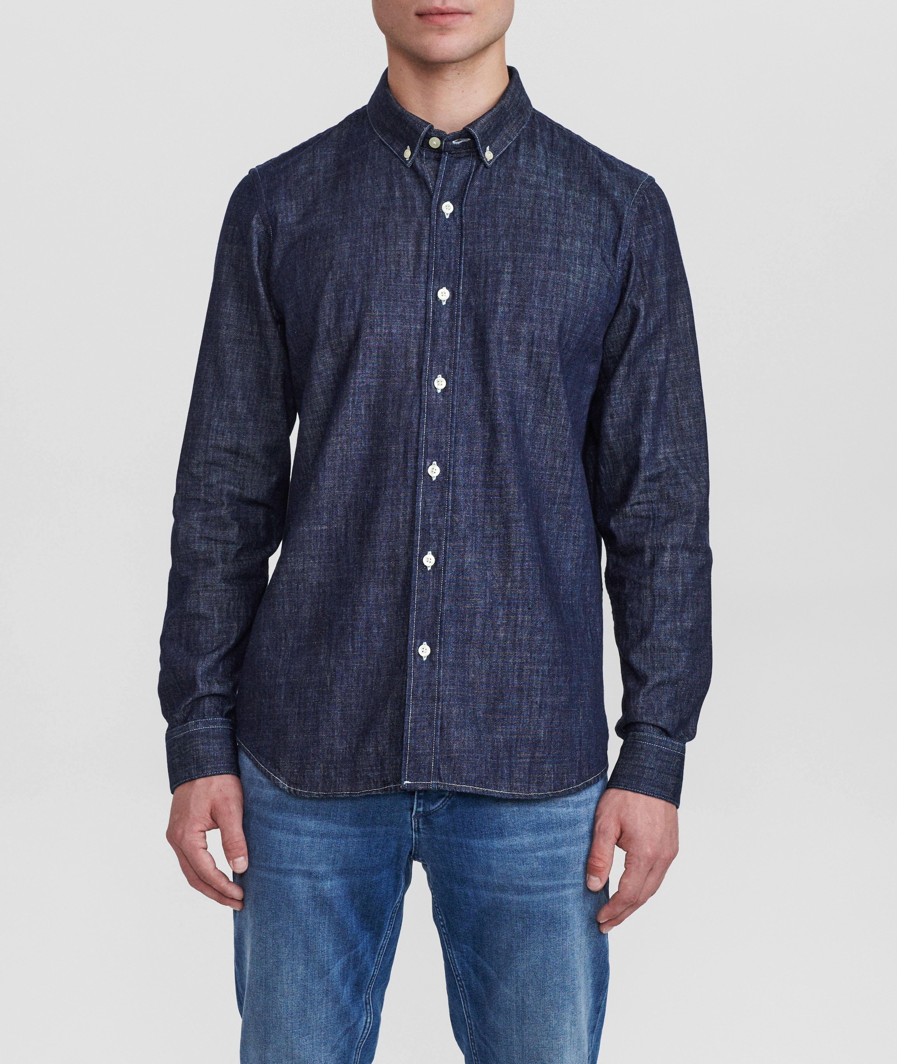 Regular-Fit Athlon Denim Overshirt image 1