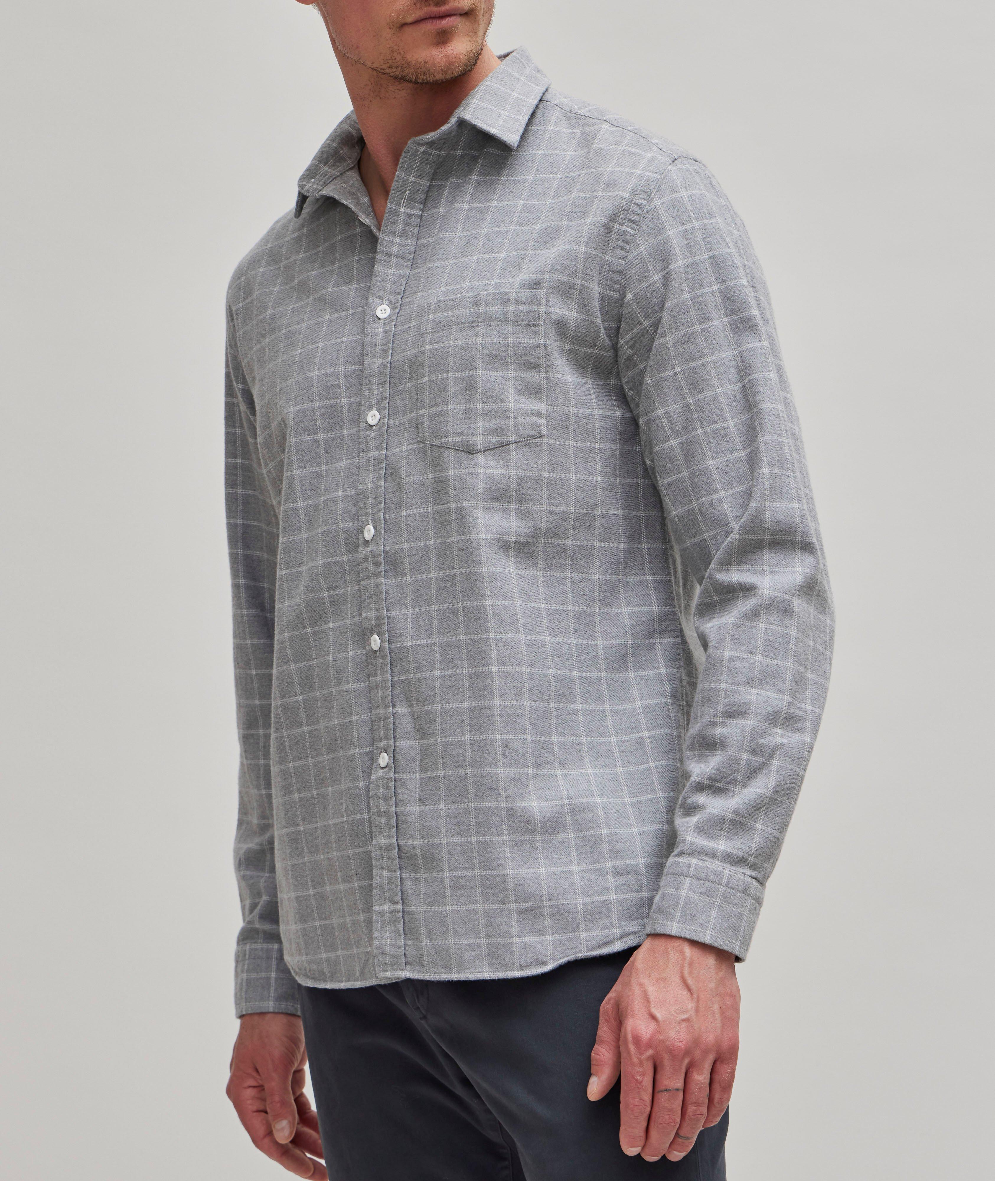McKenzie Check Flannel Cotton Sport Shirt image 1