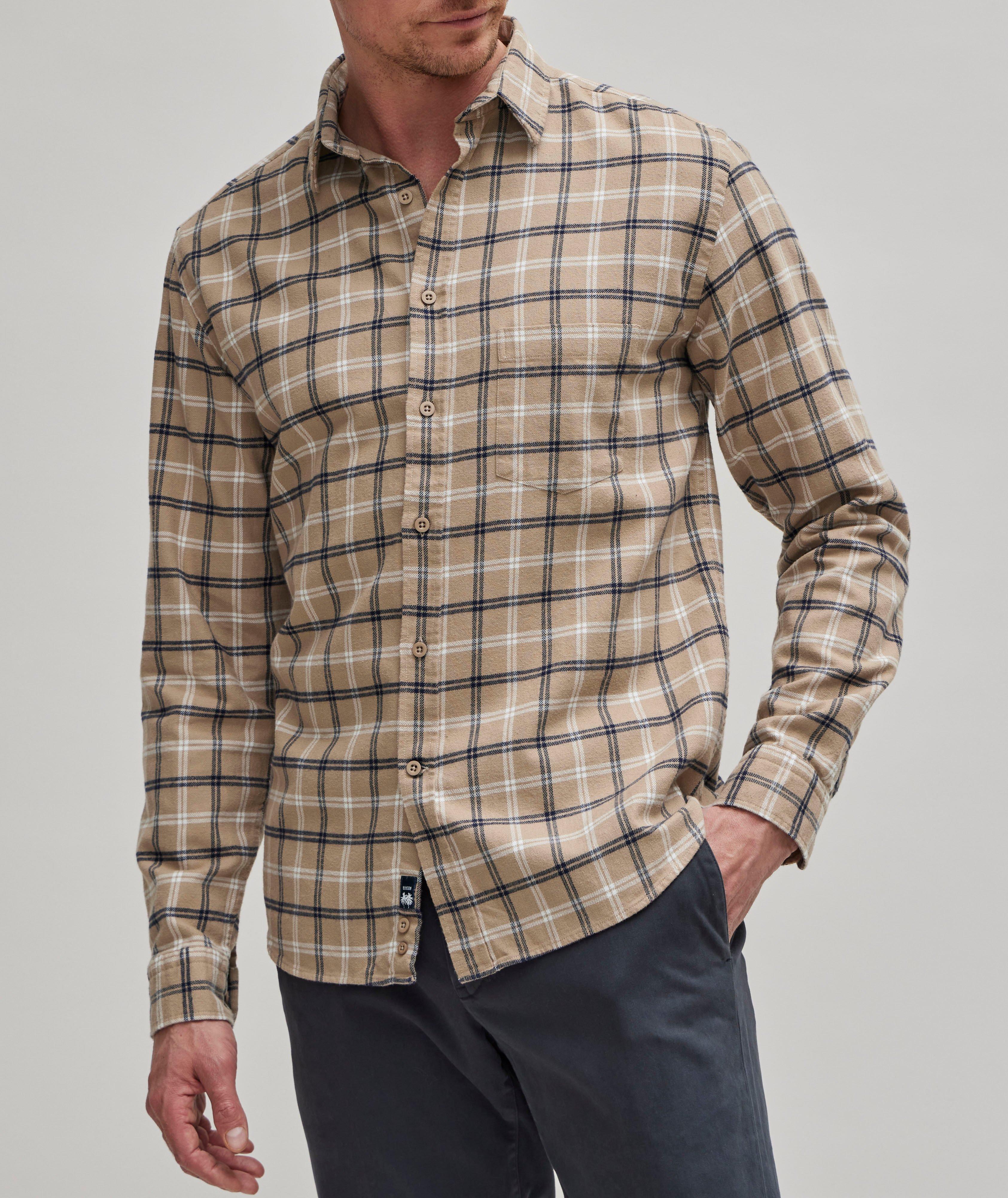 McKenzie Check Flannel Cotton Sport Shirt image 1