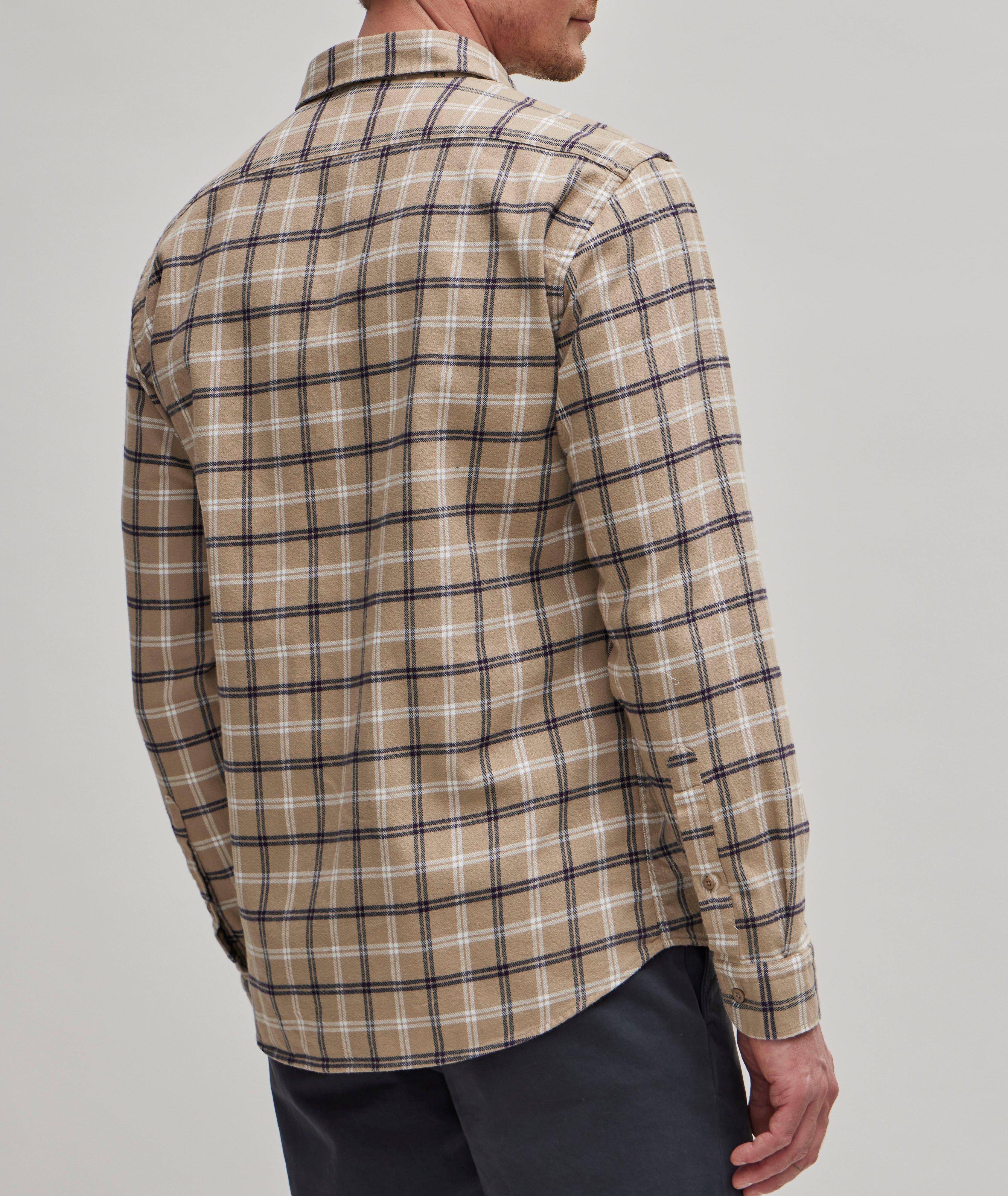 McKenzie Check Flannel Cotton Sport Shirt image 2