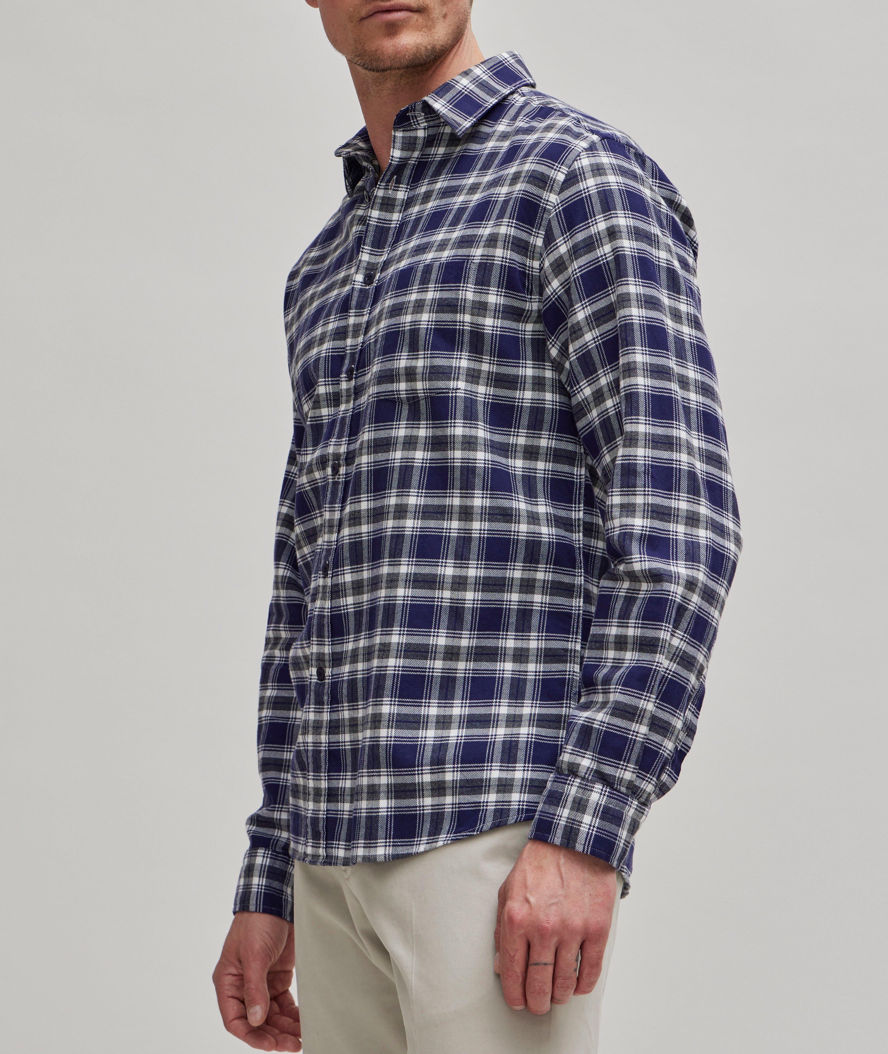 McKenzie Plaid Flannel Cotton Sport Shirt image 1