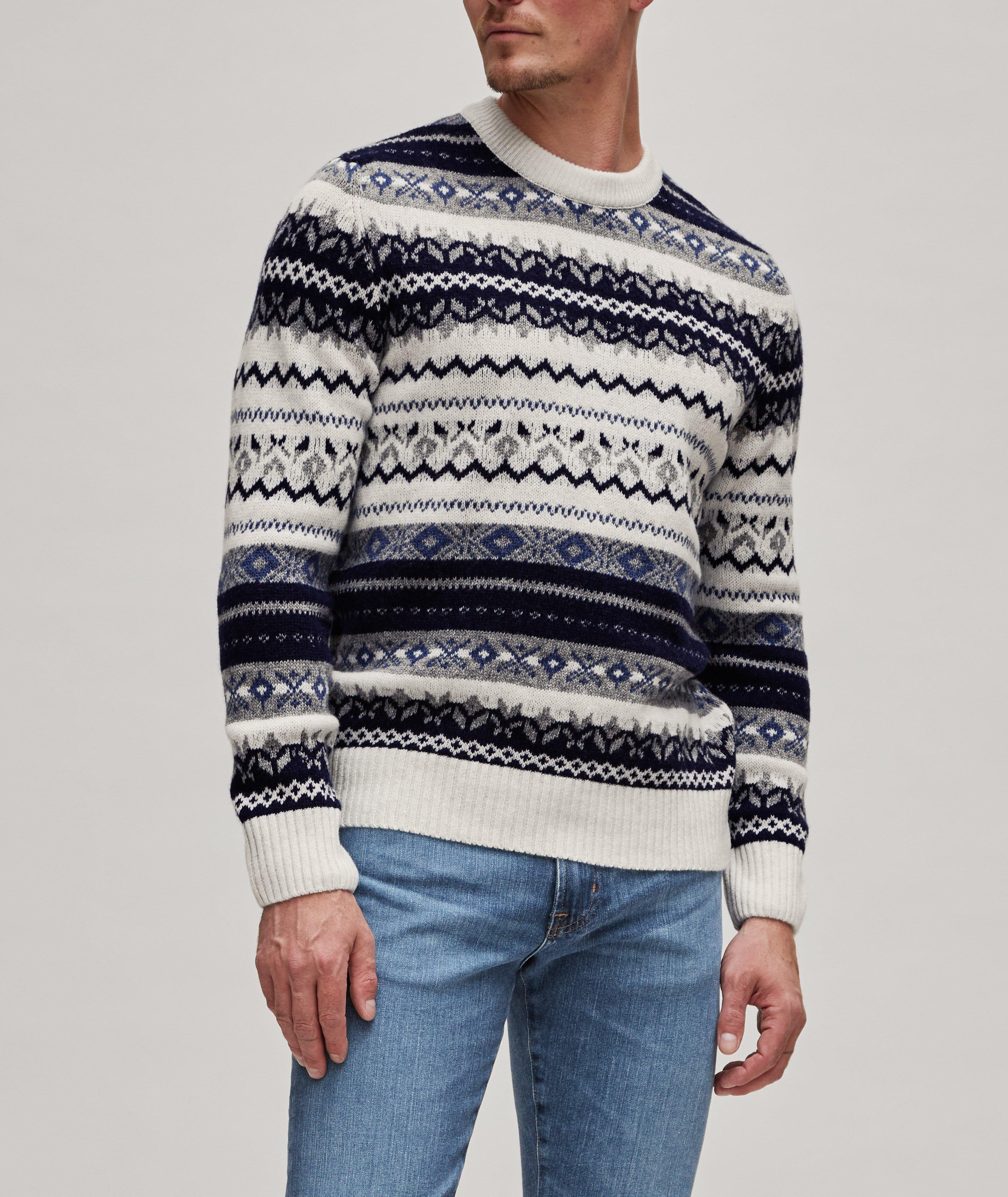 Chester Vintage Patterned Knit Sweater image 1