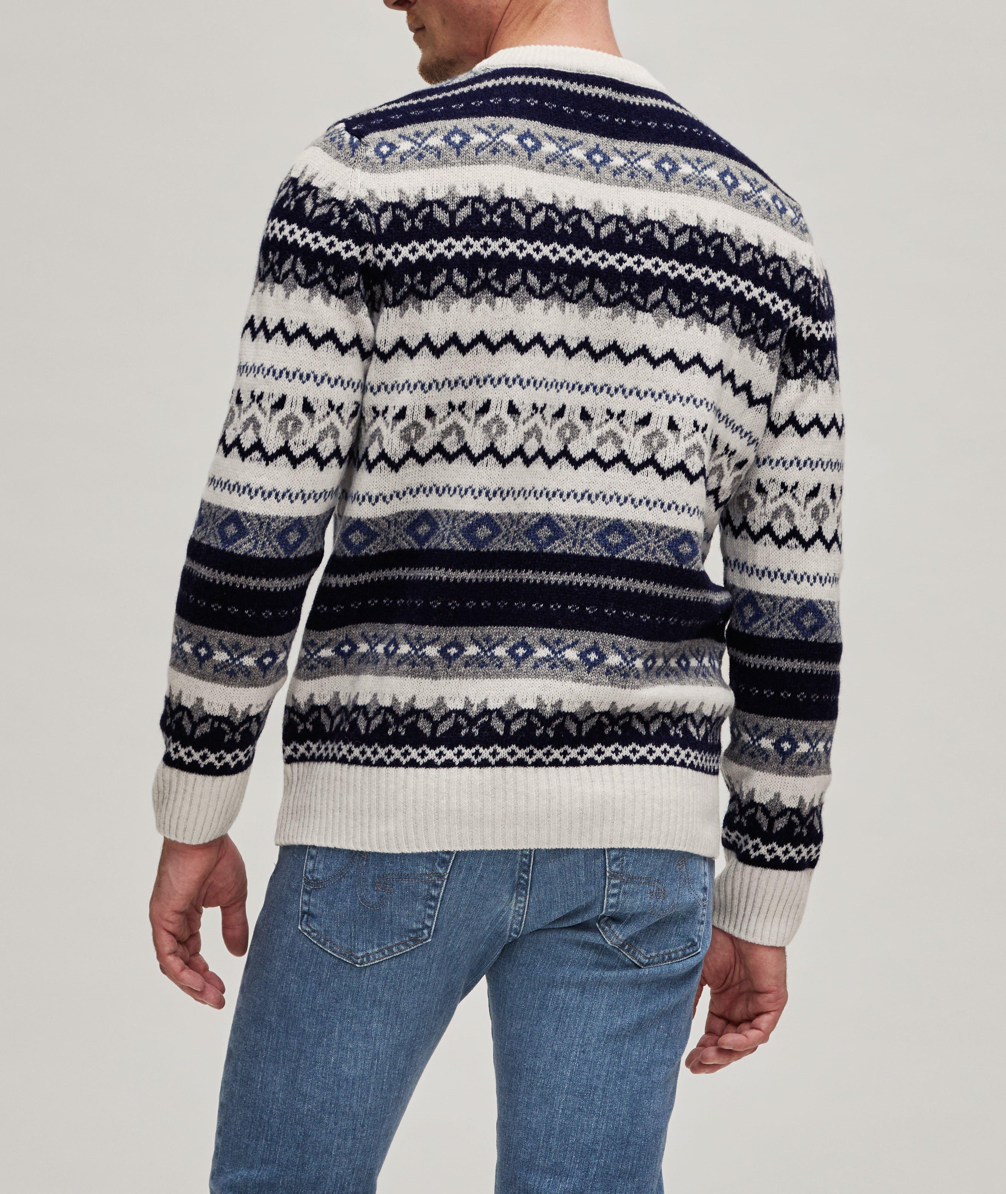Chester Vintage Patterned Knit Sweater image 2