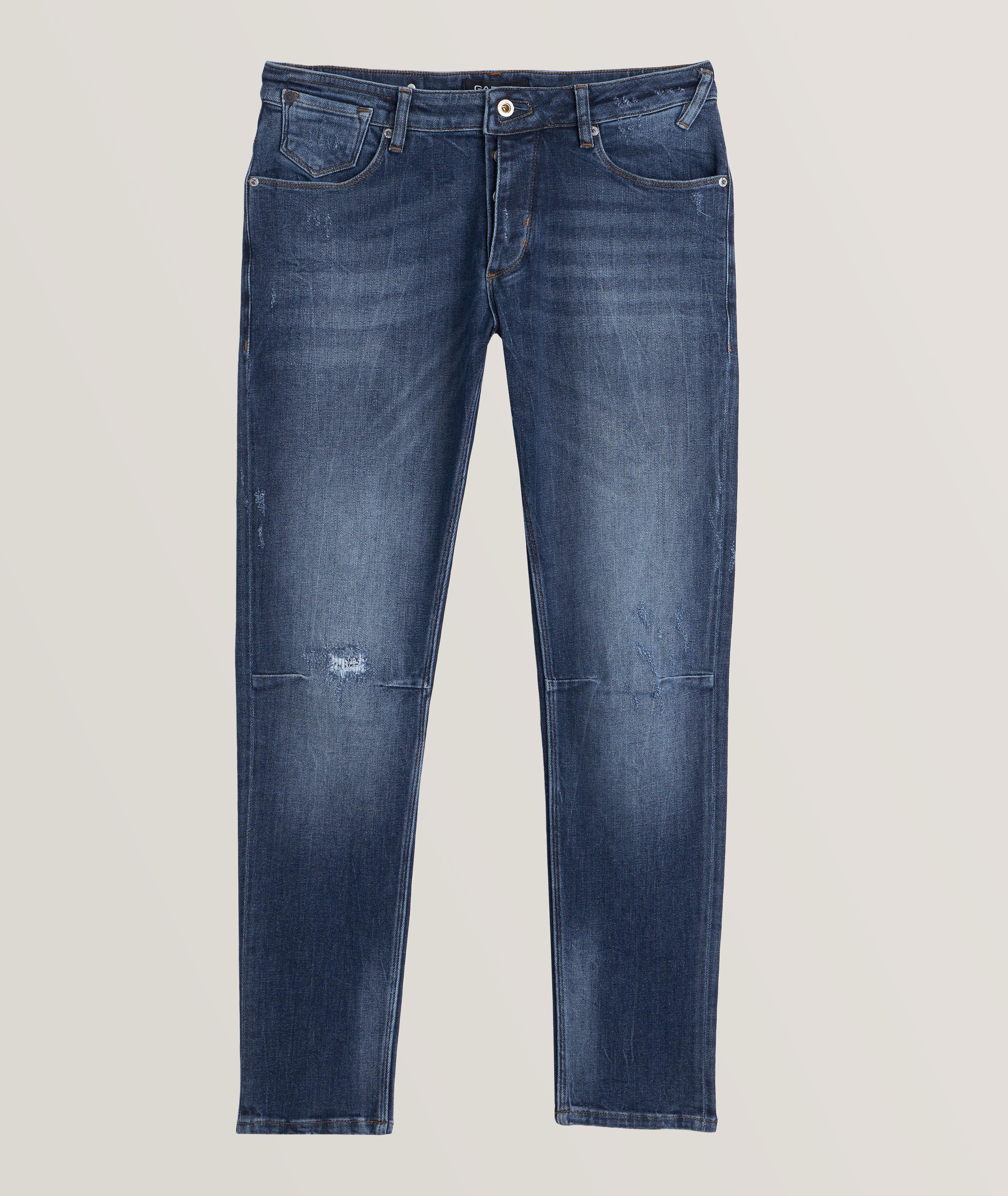 Rey Slim-Tapered Fit Distressed Jeans image 0