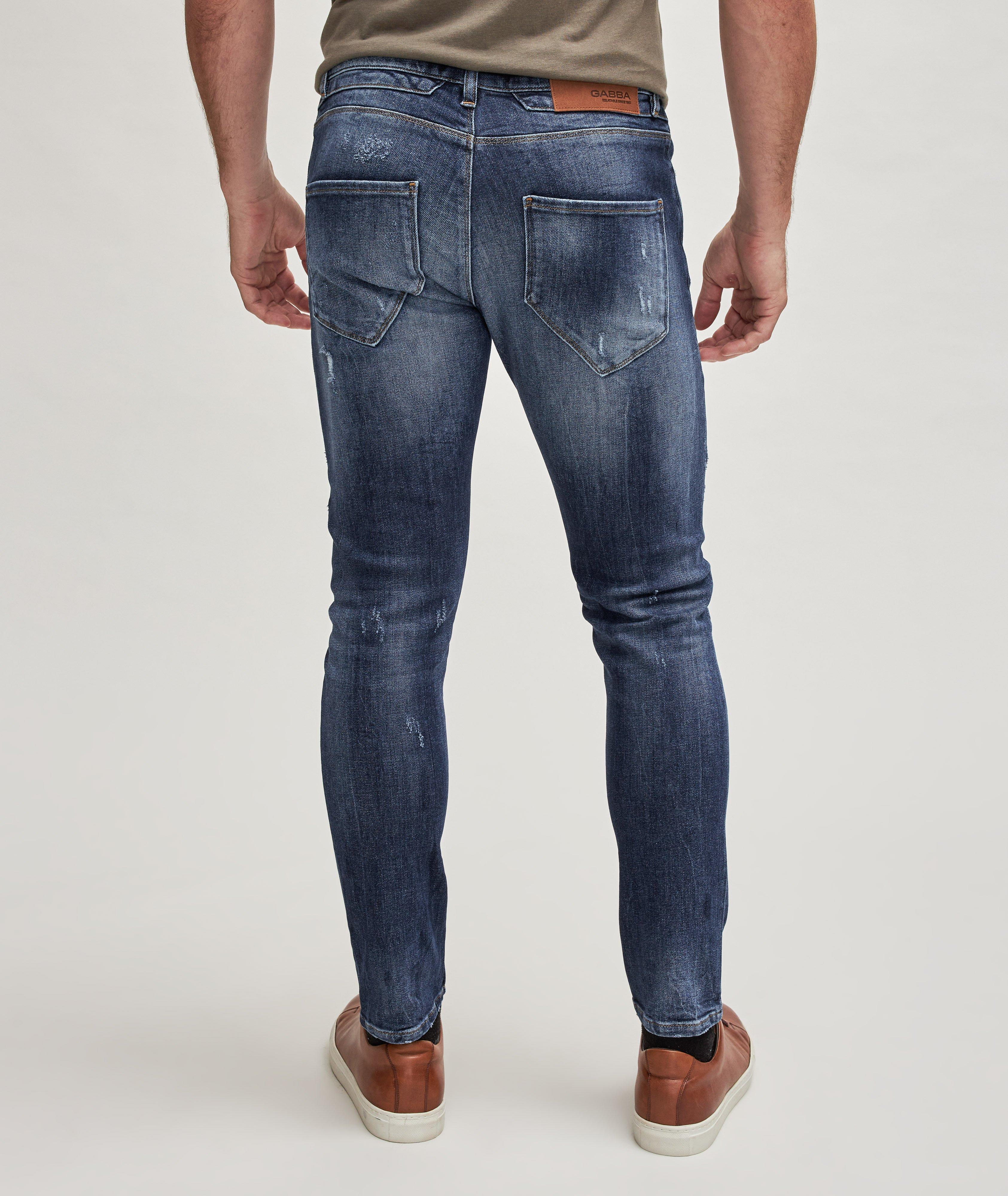 Rey Slim-Tapered Fit Distressed Jeans image 3