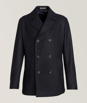 Paul & Shark Wool-Cashmere Blend Peacoat, Coats