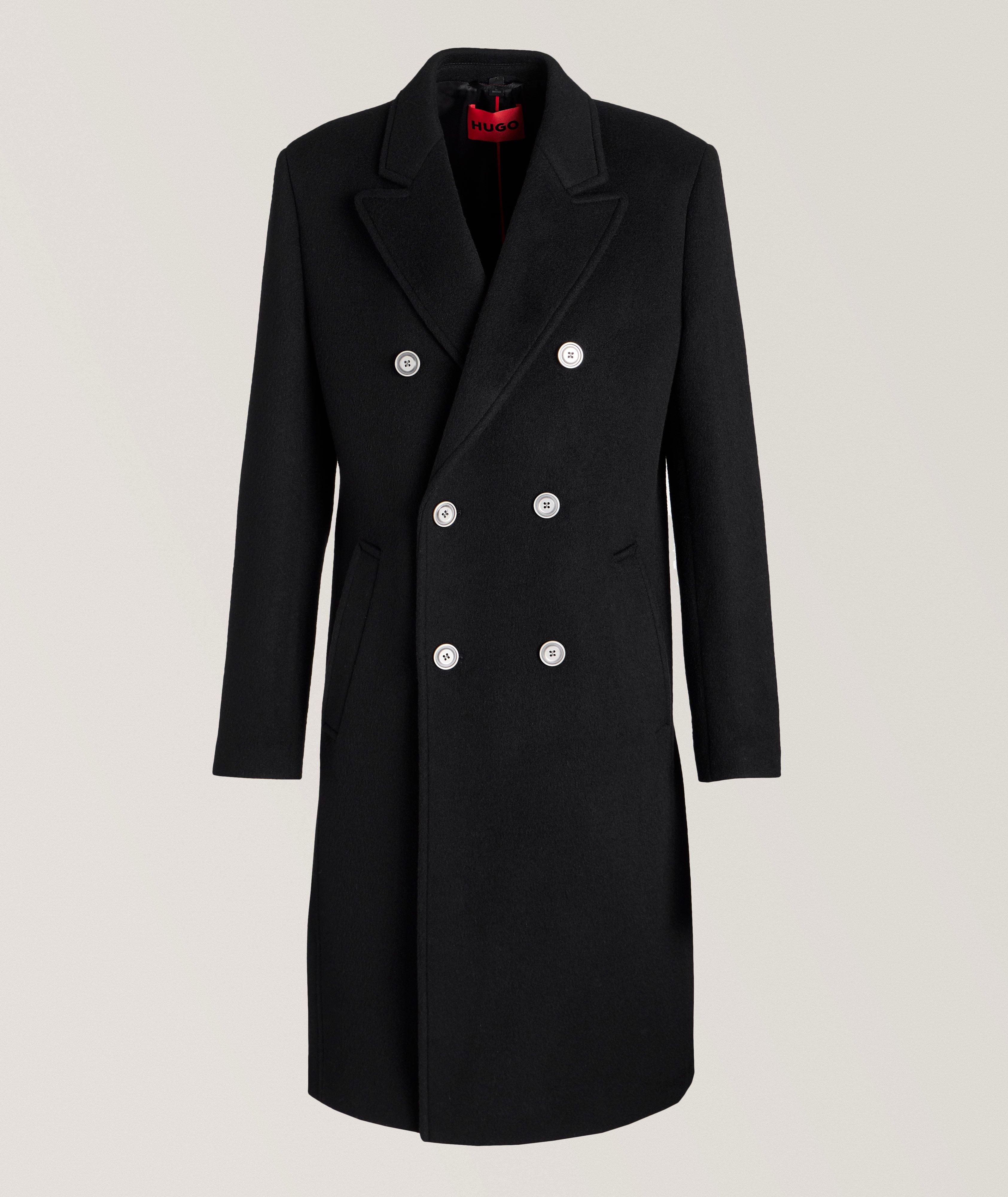 Jil Sander Black Double-Layer Coat