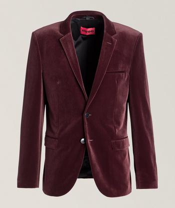 Maroon velvet hot sale sport coat