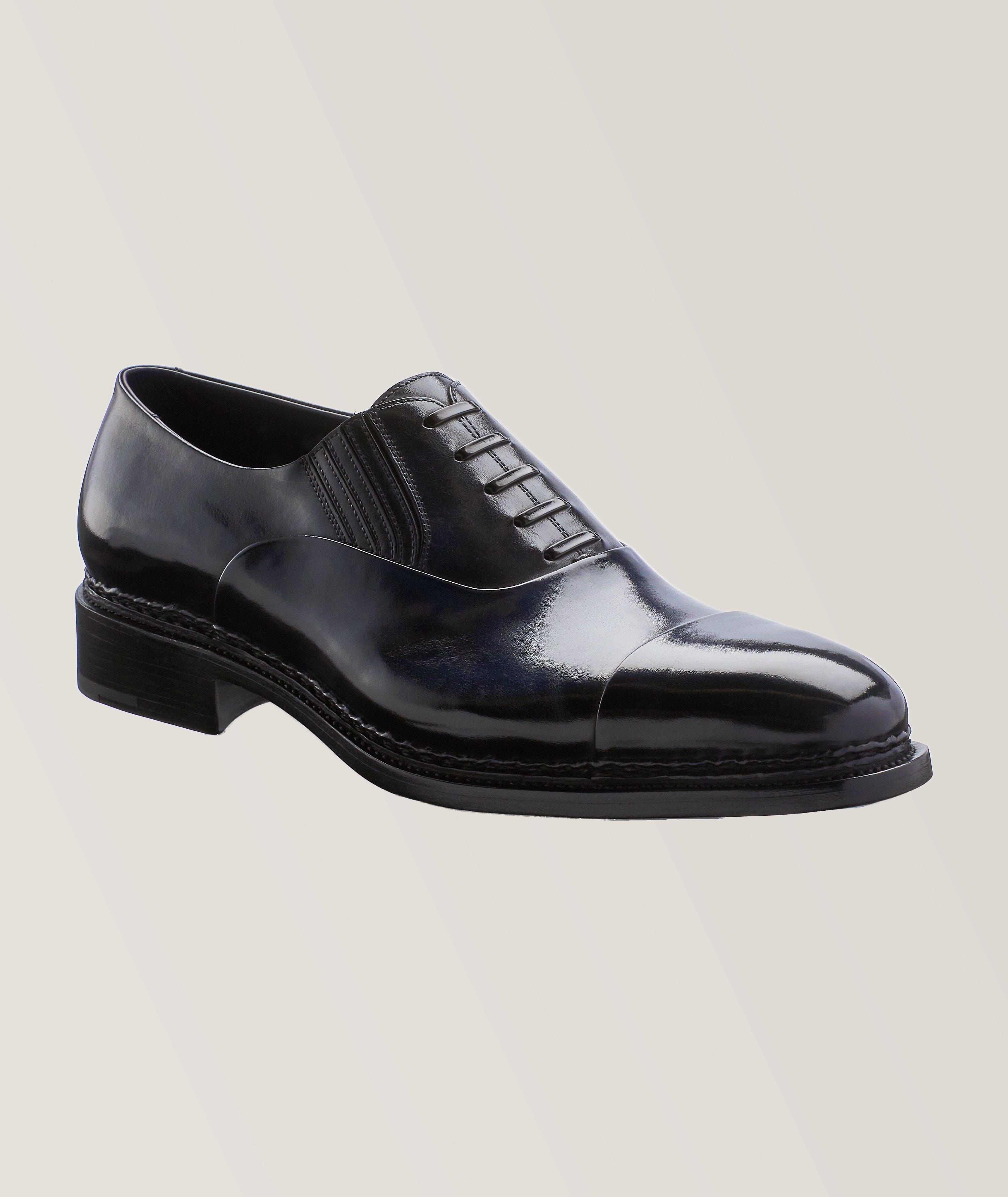 Limited Edition Burnished Leather Cap Toe Oxfords image 0