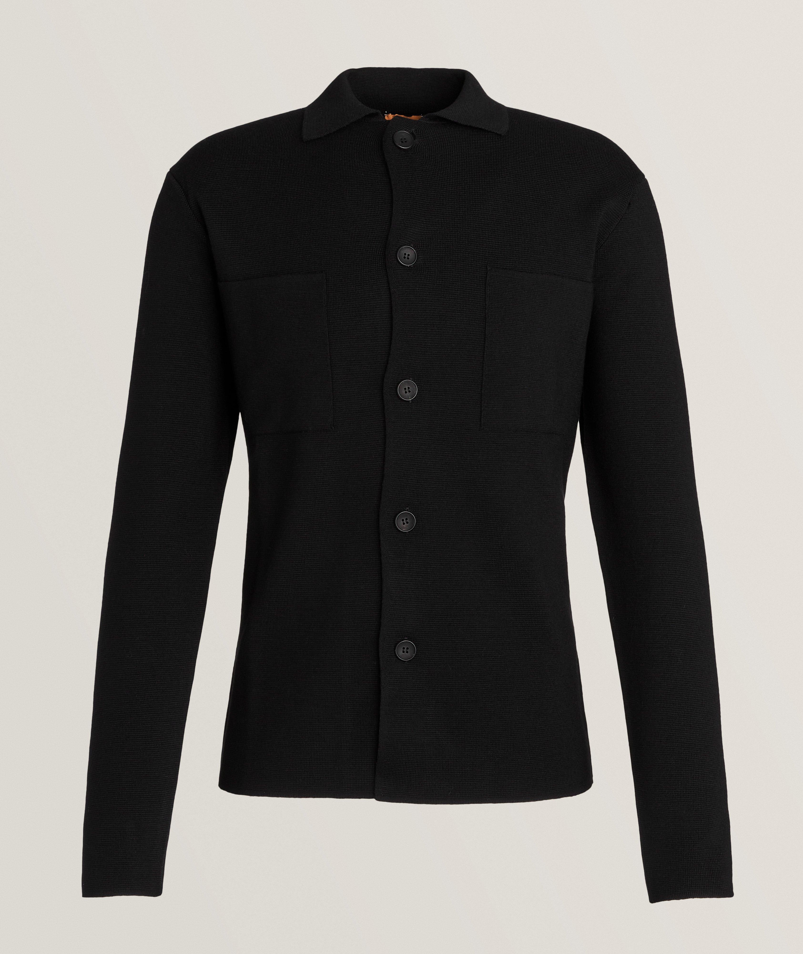 Extra-Fine Merino Wool Knitted Cardigan  image 0