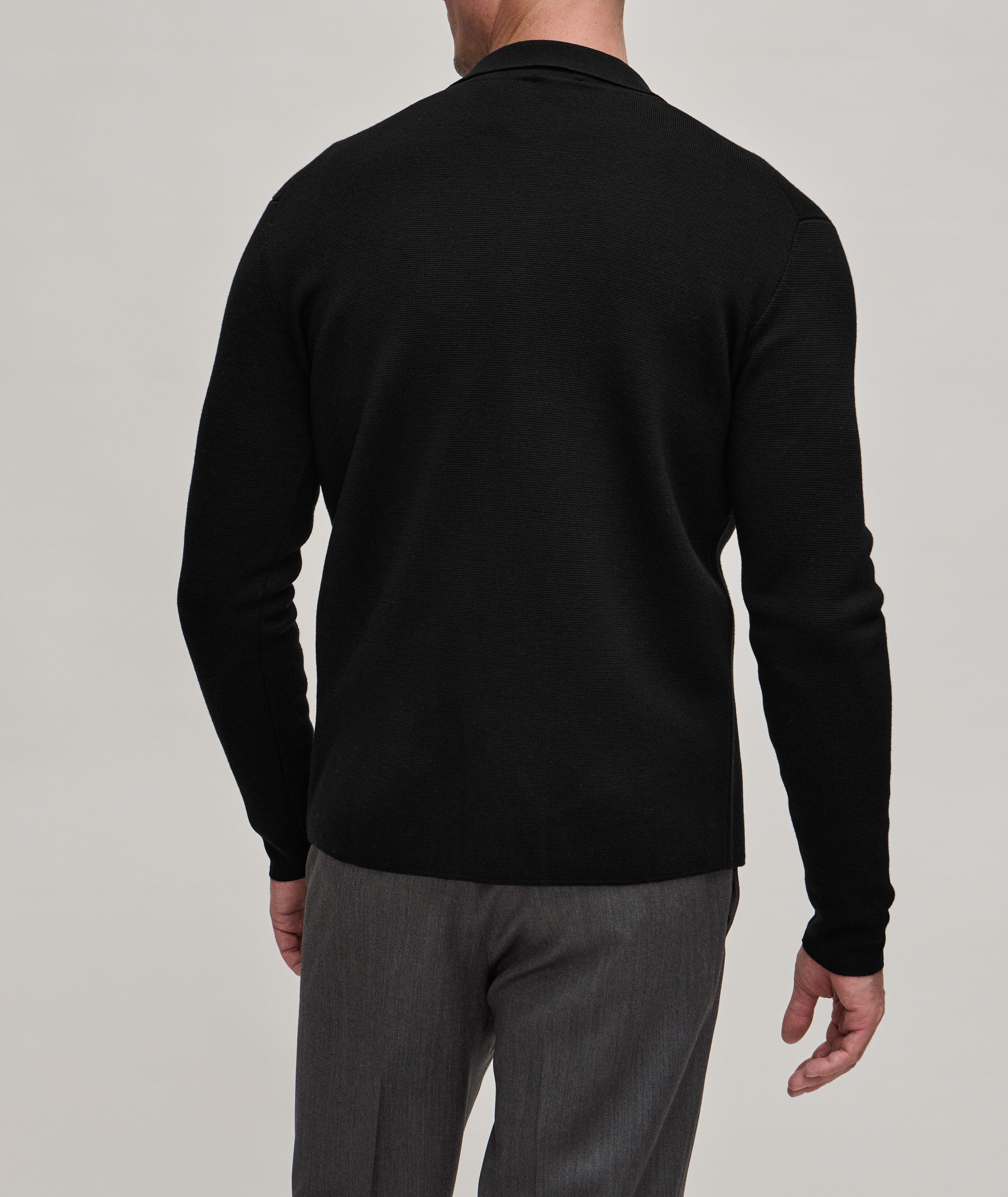 Extra-Fine Merino Wool Knitted Cardigan  image 2