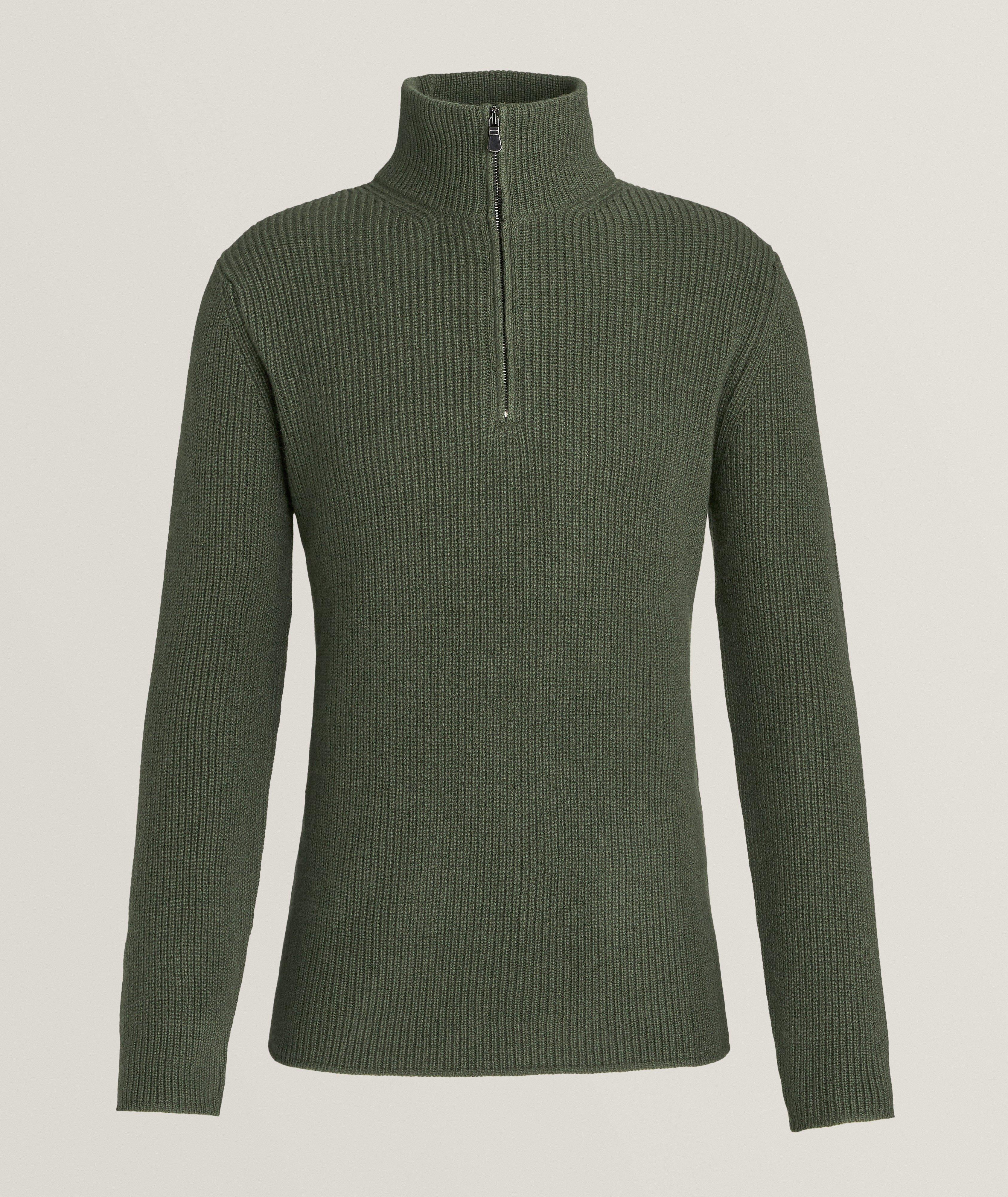Superfine 120s Merino Wool-Cashmere Knitted Sweater