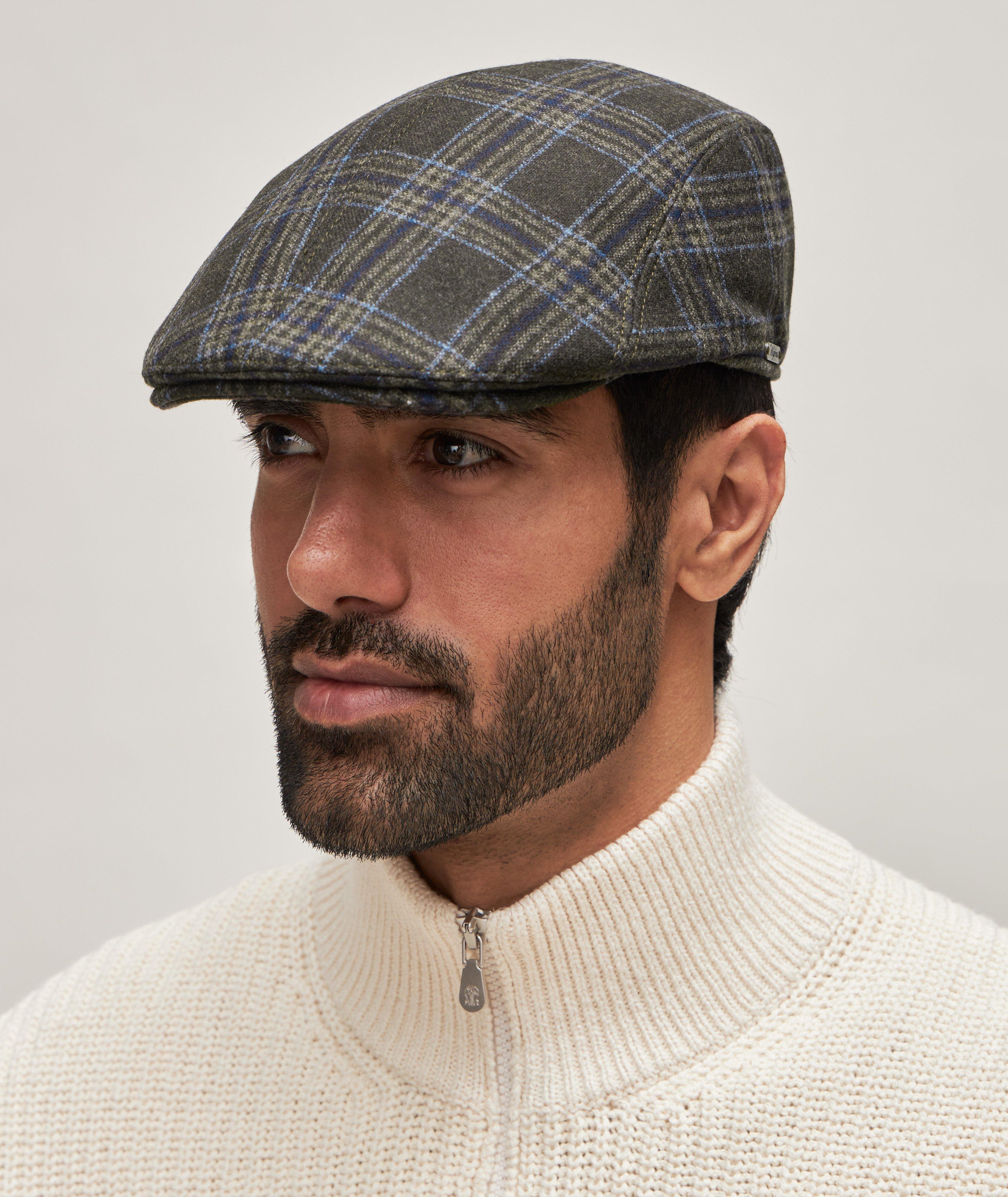Casquette camelot en flanelle à carreaux image 1