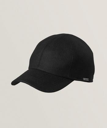 Melton wool baseball store cap