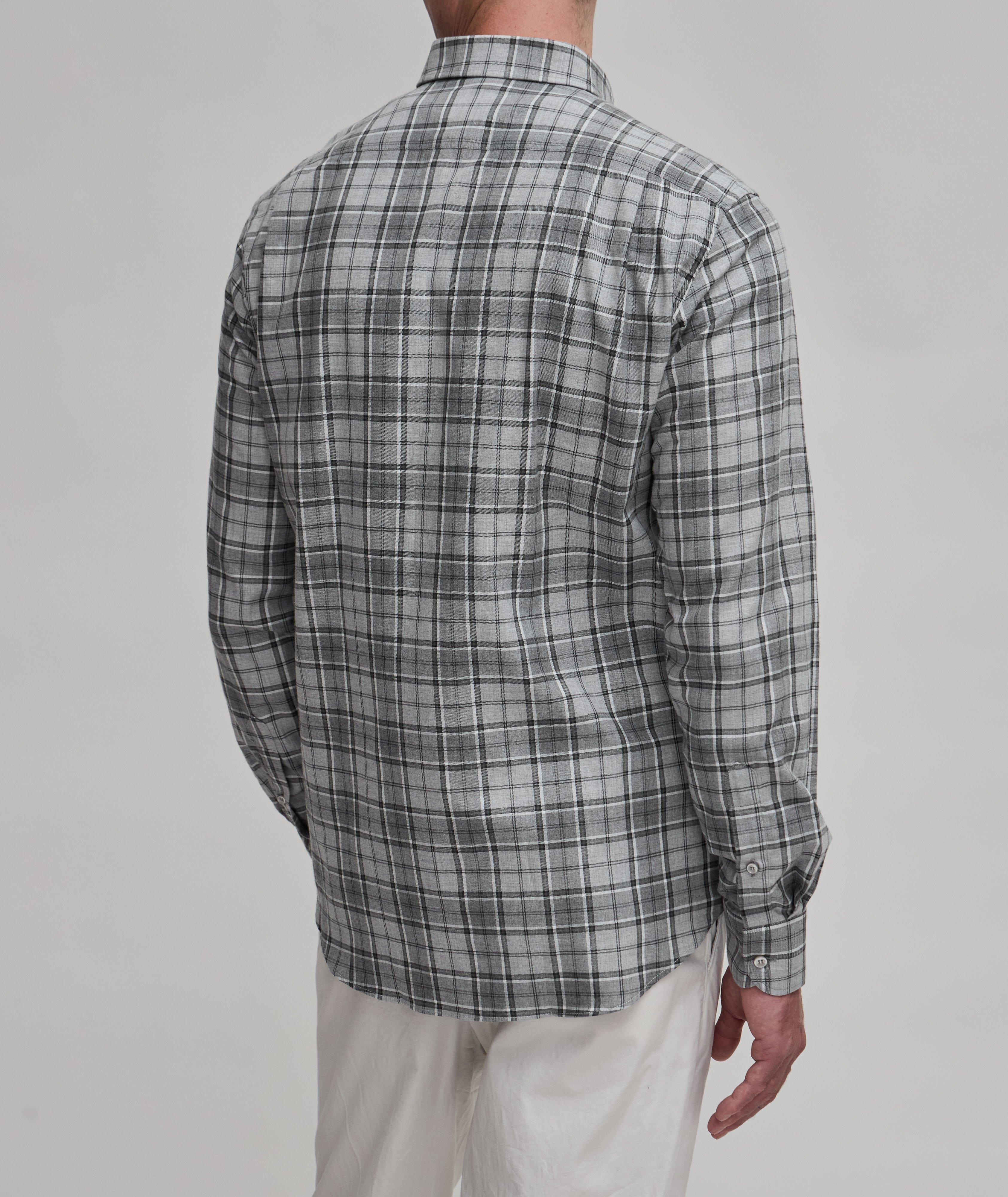 J-Fit Large Checkered Pattern Cotton Sport Shirt image 2