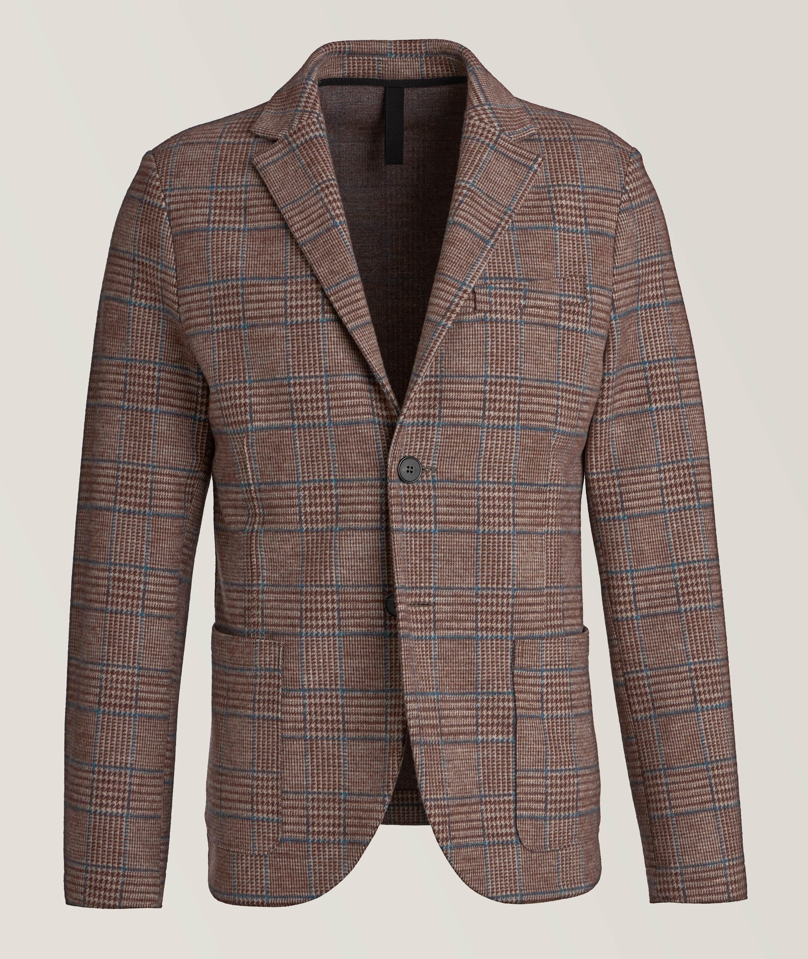 Harris Wharf London Houndstooth Virgin Wool-Blend Sport