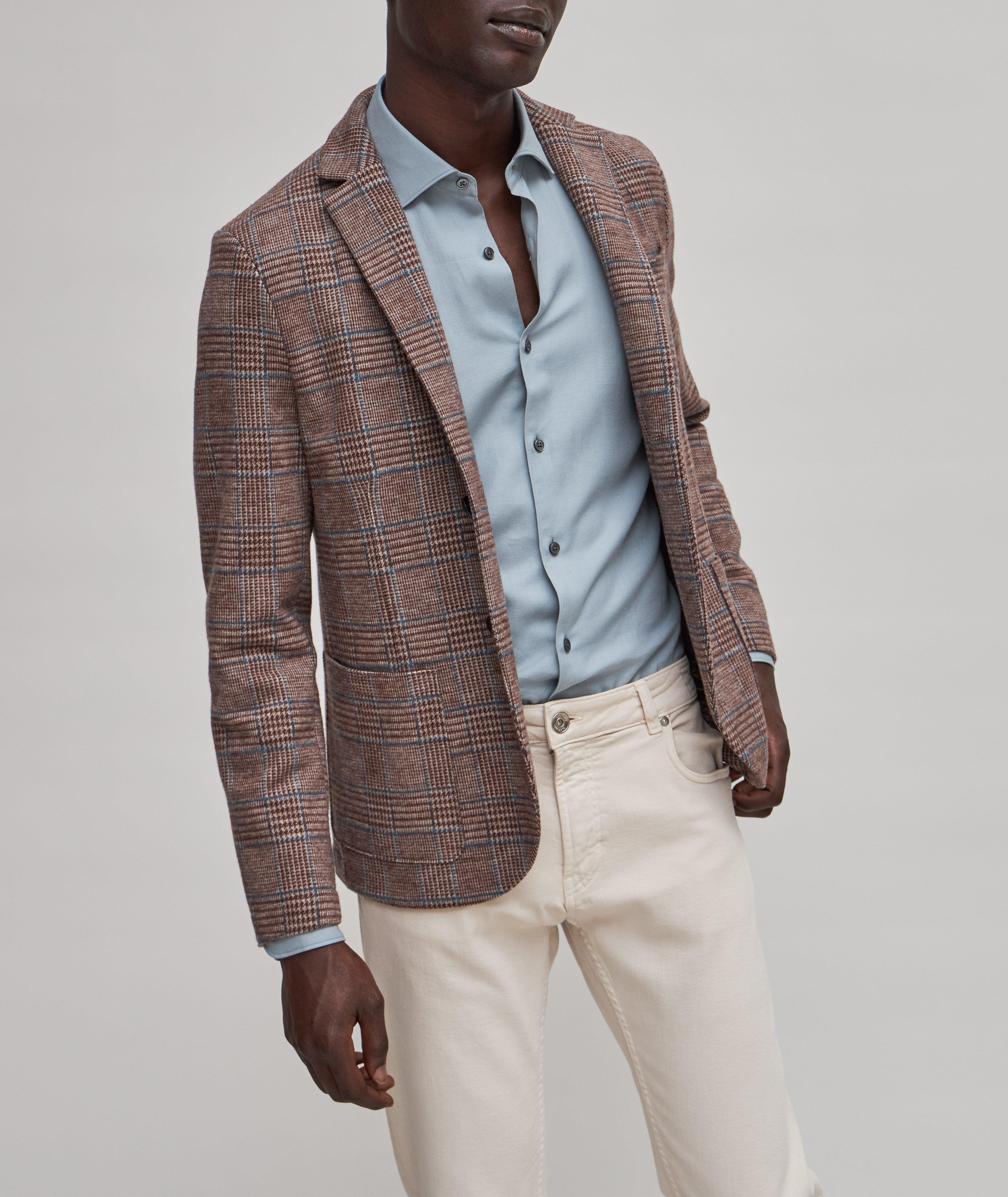 Prince Of Wales Patterned Wool Sport Jacket image 1