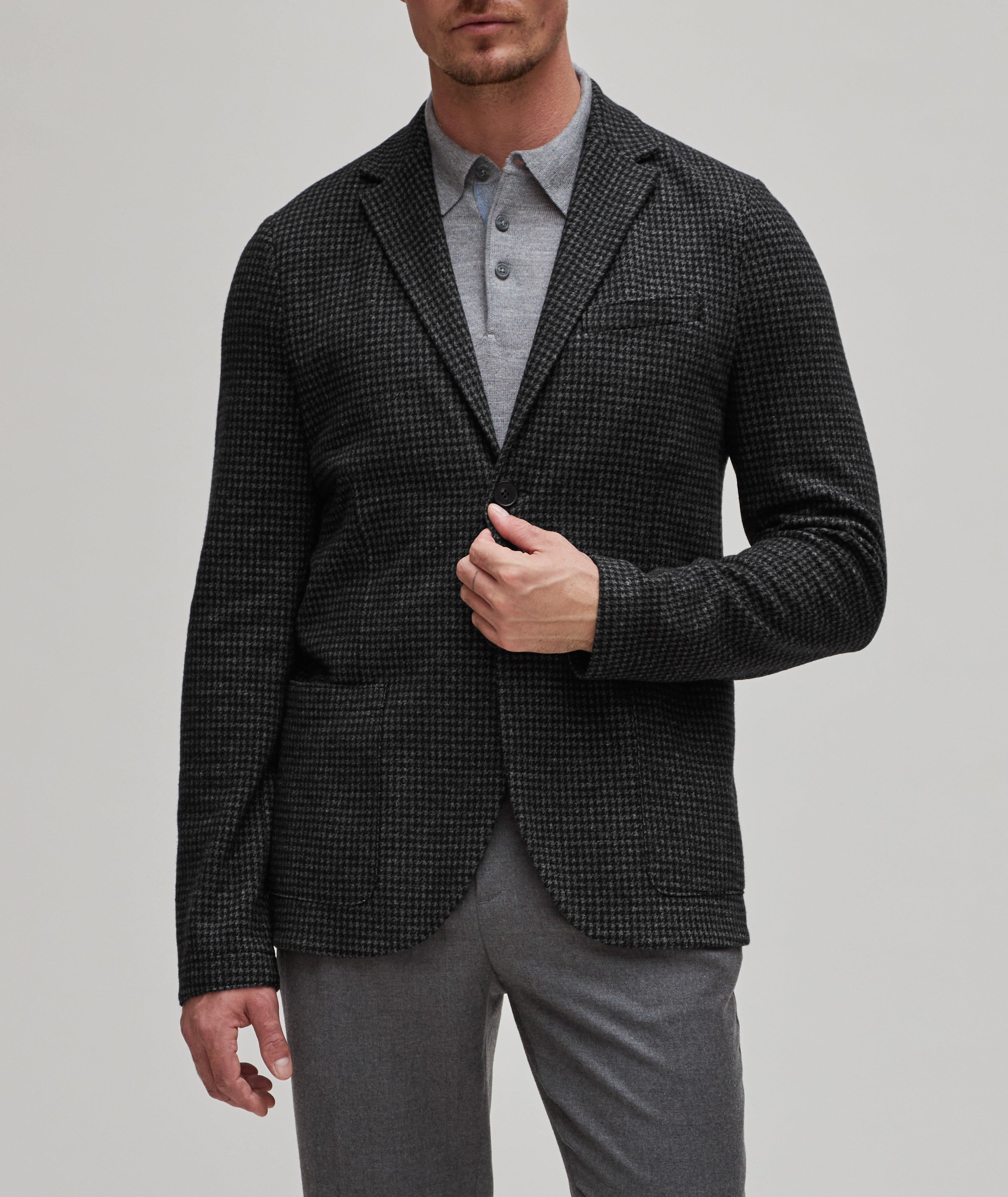 Houndstooth Virgin Wool-Blend Sport Jacket  image 1