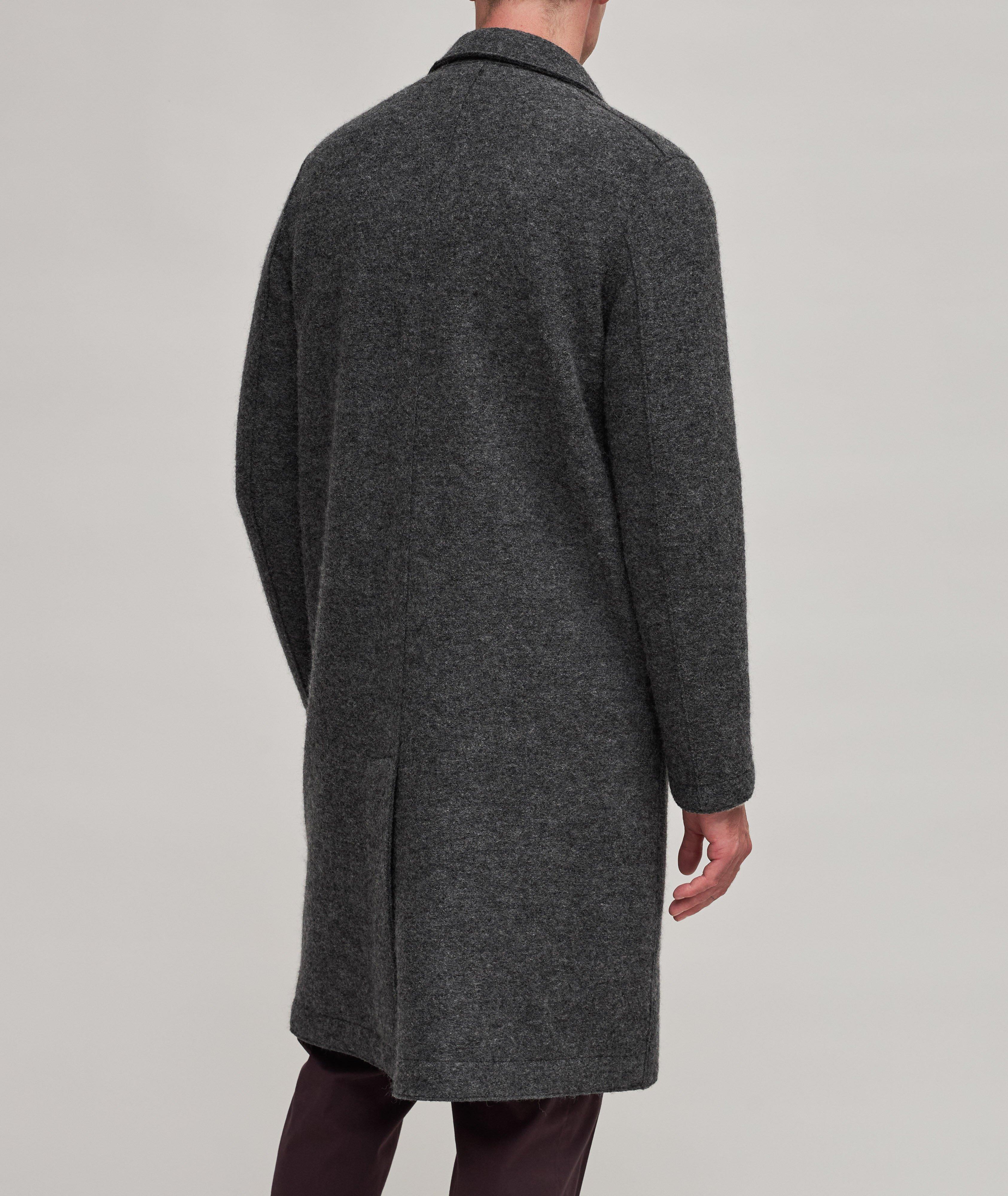 Boiled Wool Overcoat image 2