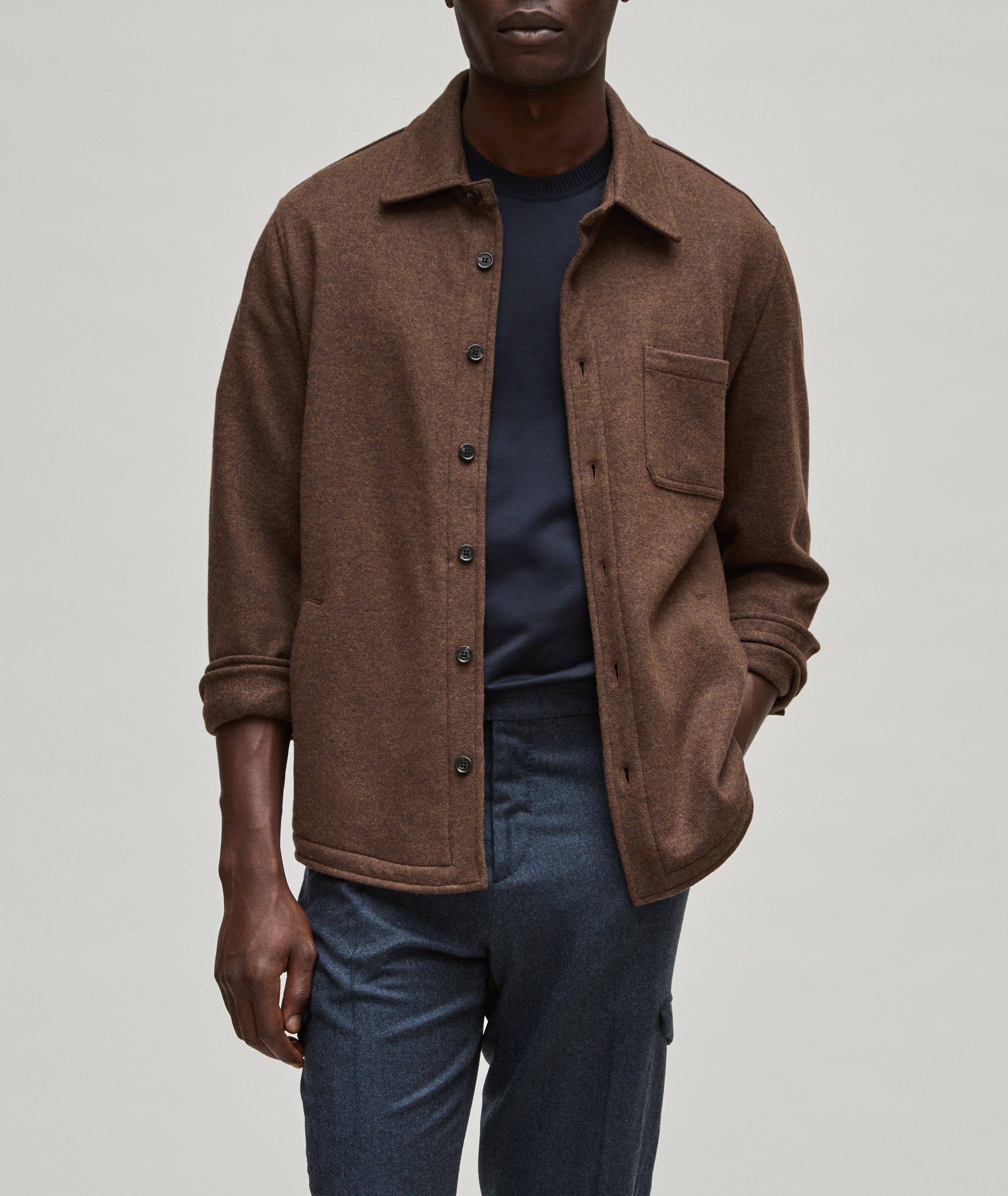 Virgin Wool Overshirt image 1