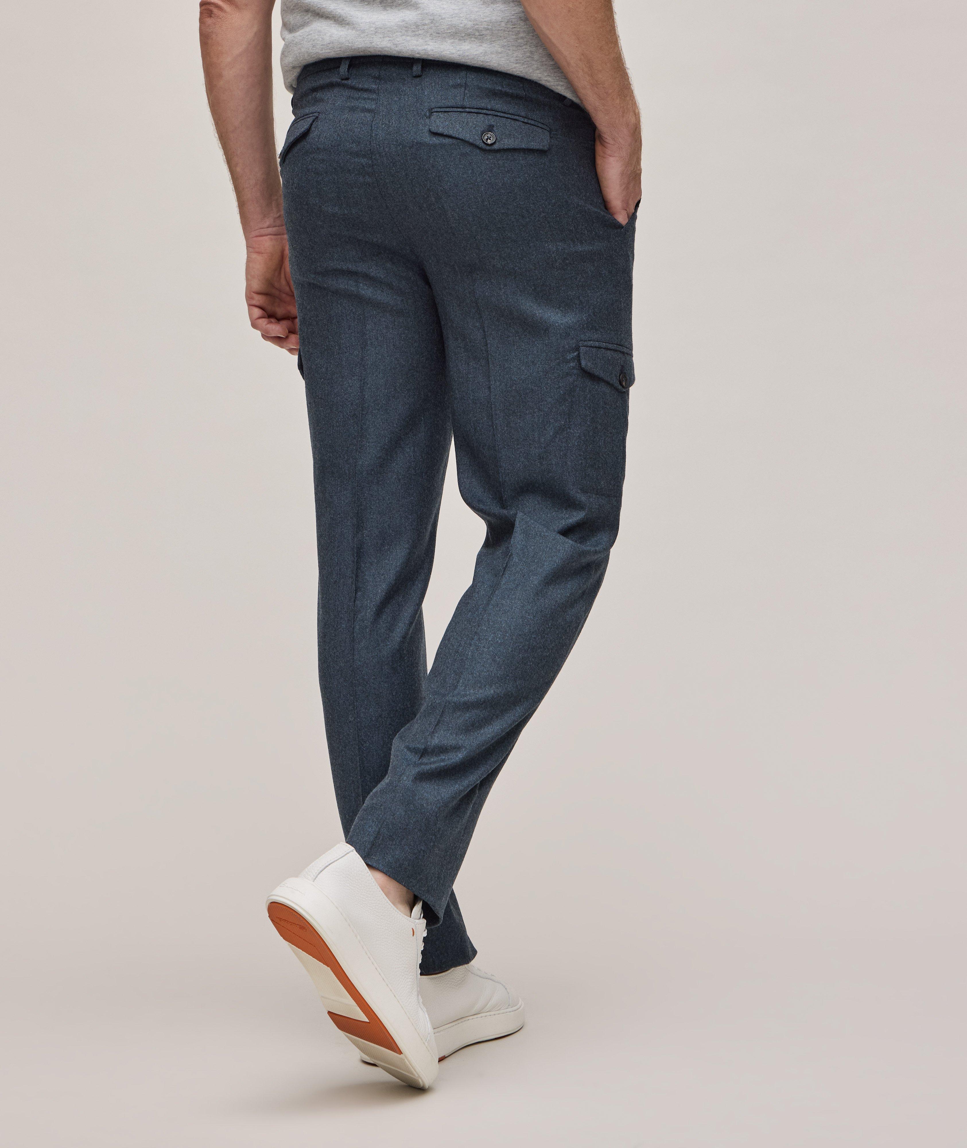 Pantalon cargo en laine vierge image 2
