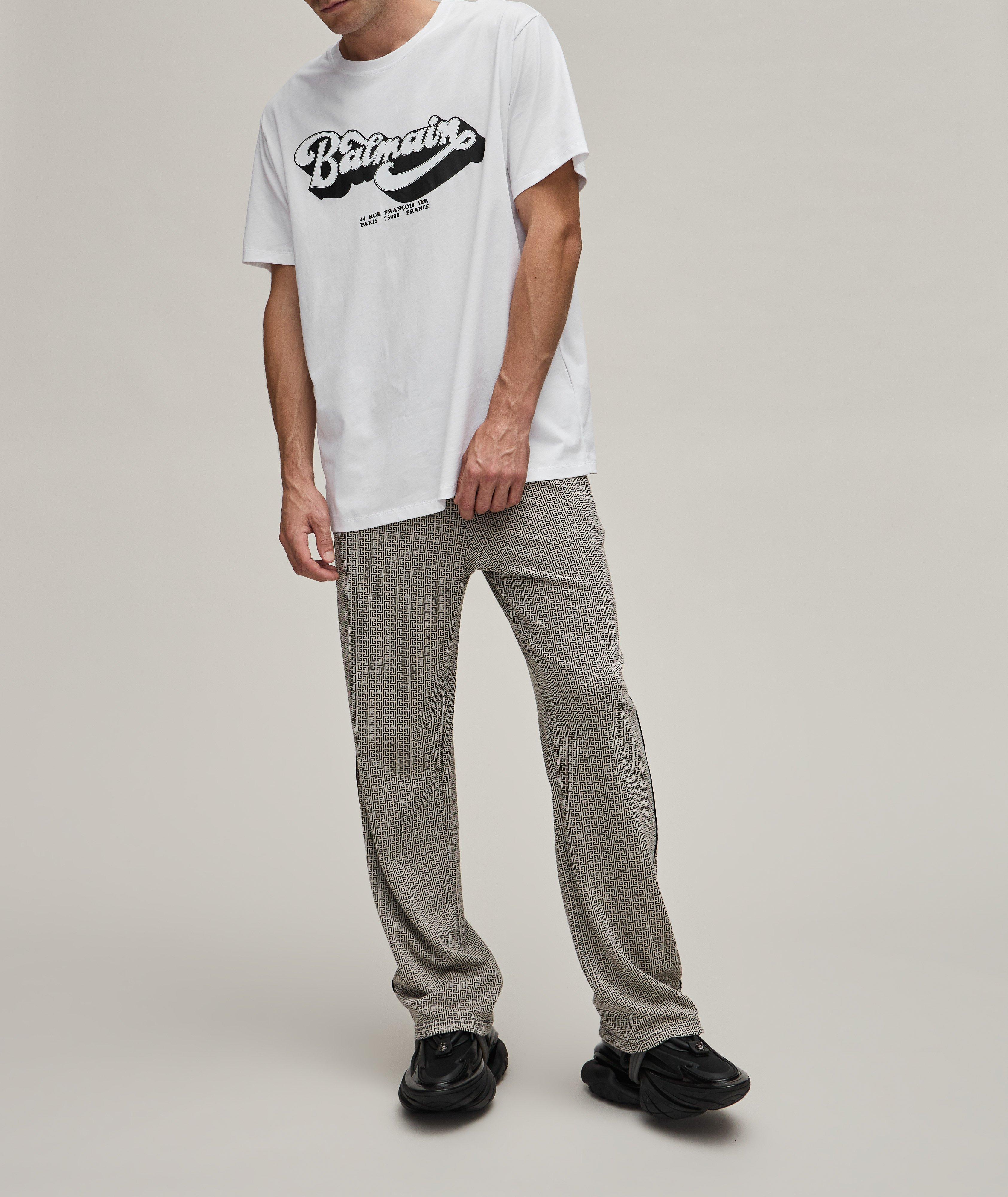 Retro Logo Print Cotton T-Shirt image 3