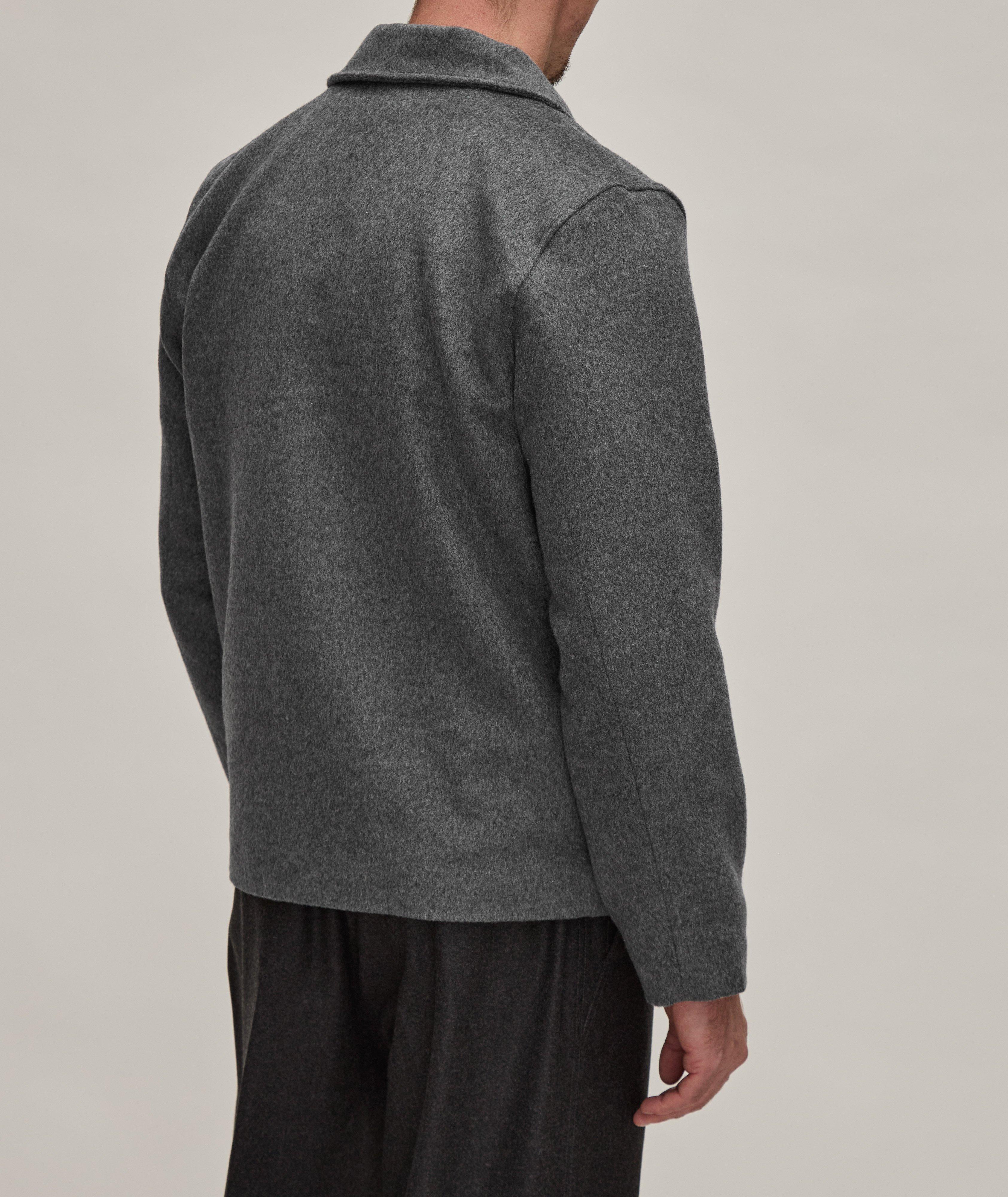 Harrison Virgin Wool-Cashmere Felt Overshirt image 2
