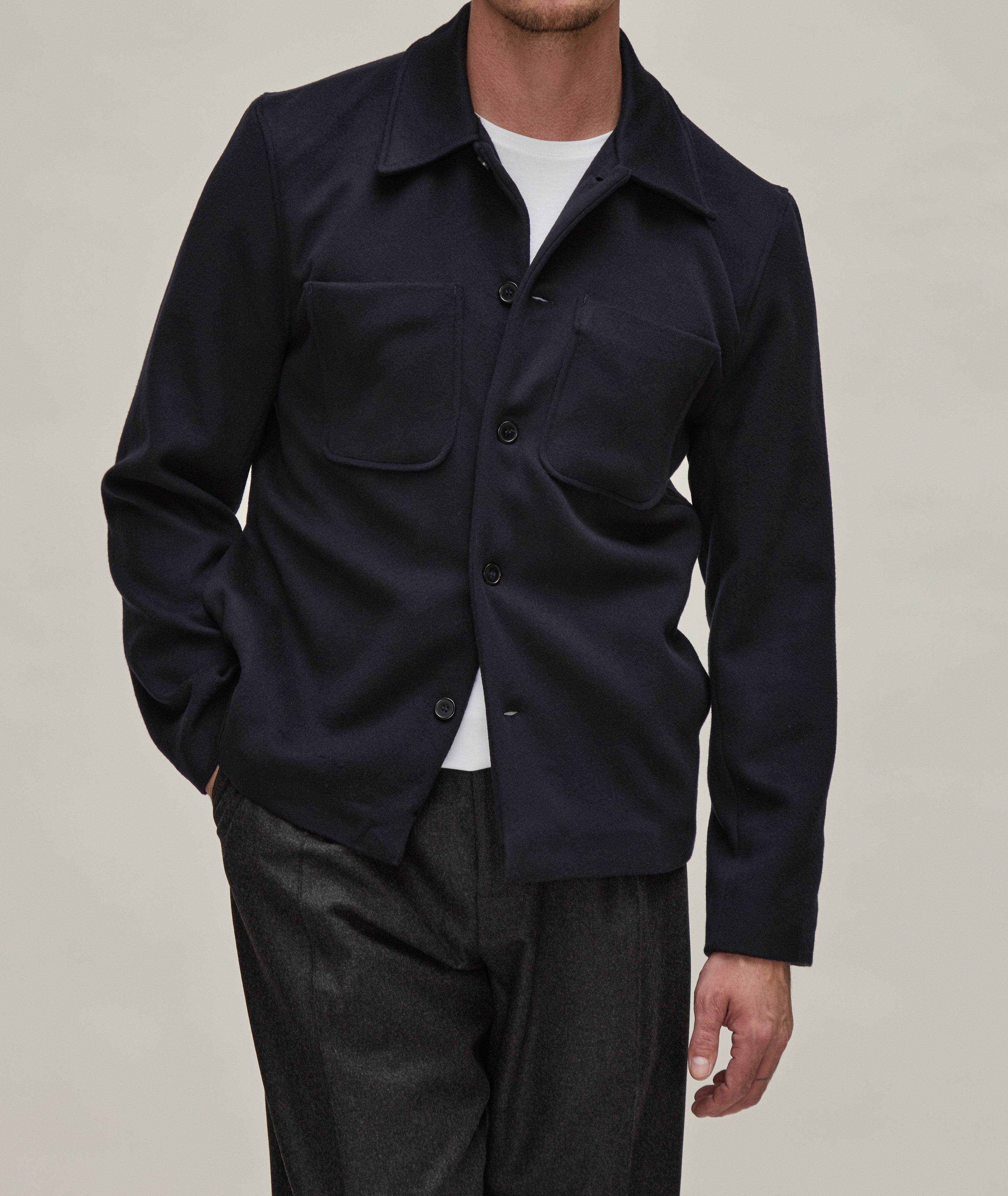 Harrison Virgin Wool-Cashmere Felt Overshirt image 1