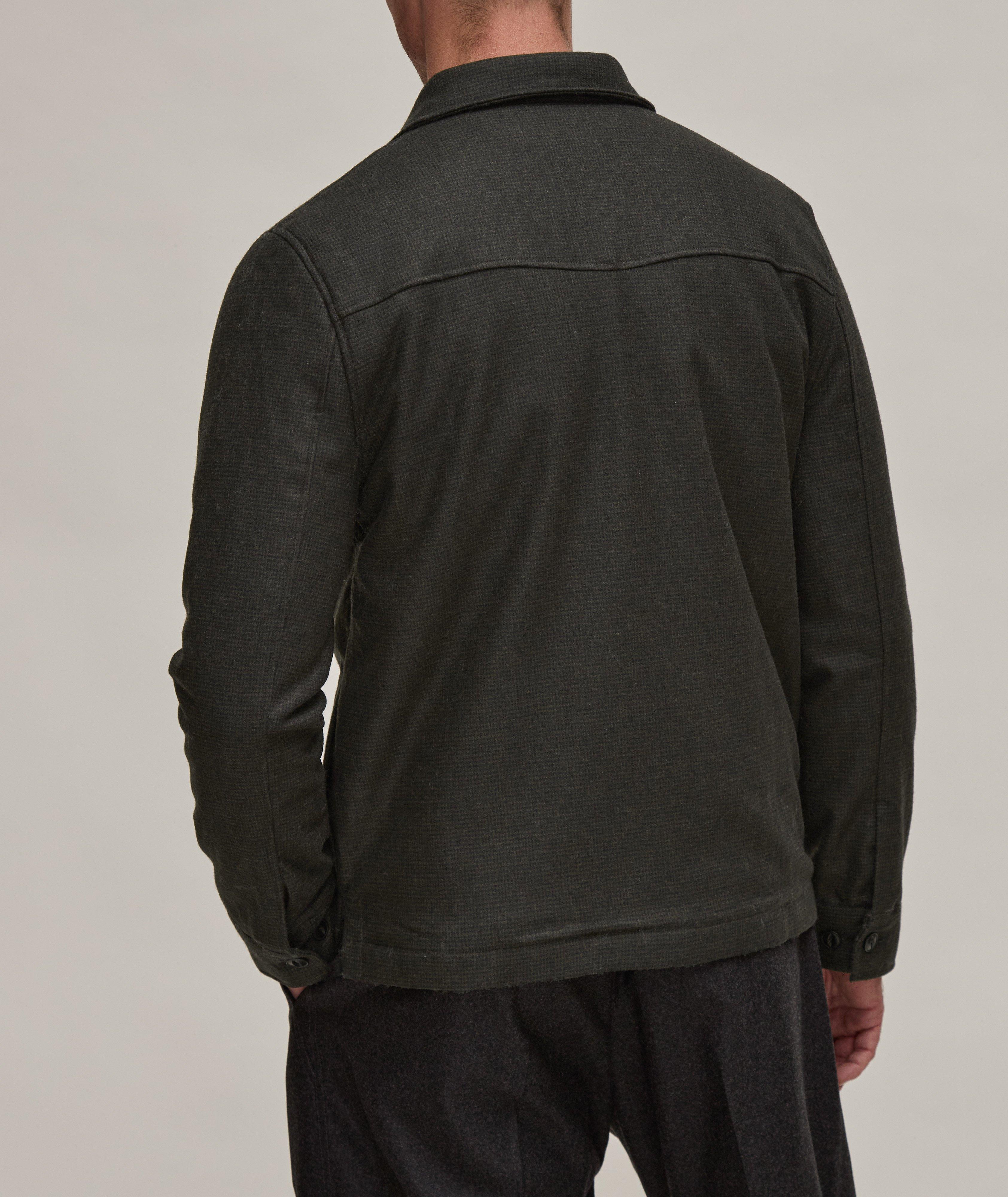 Lindon Micro Checked Lightly Padded Overshirt  image 2