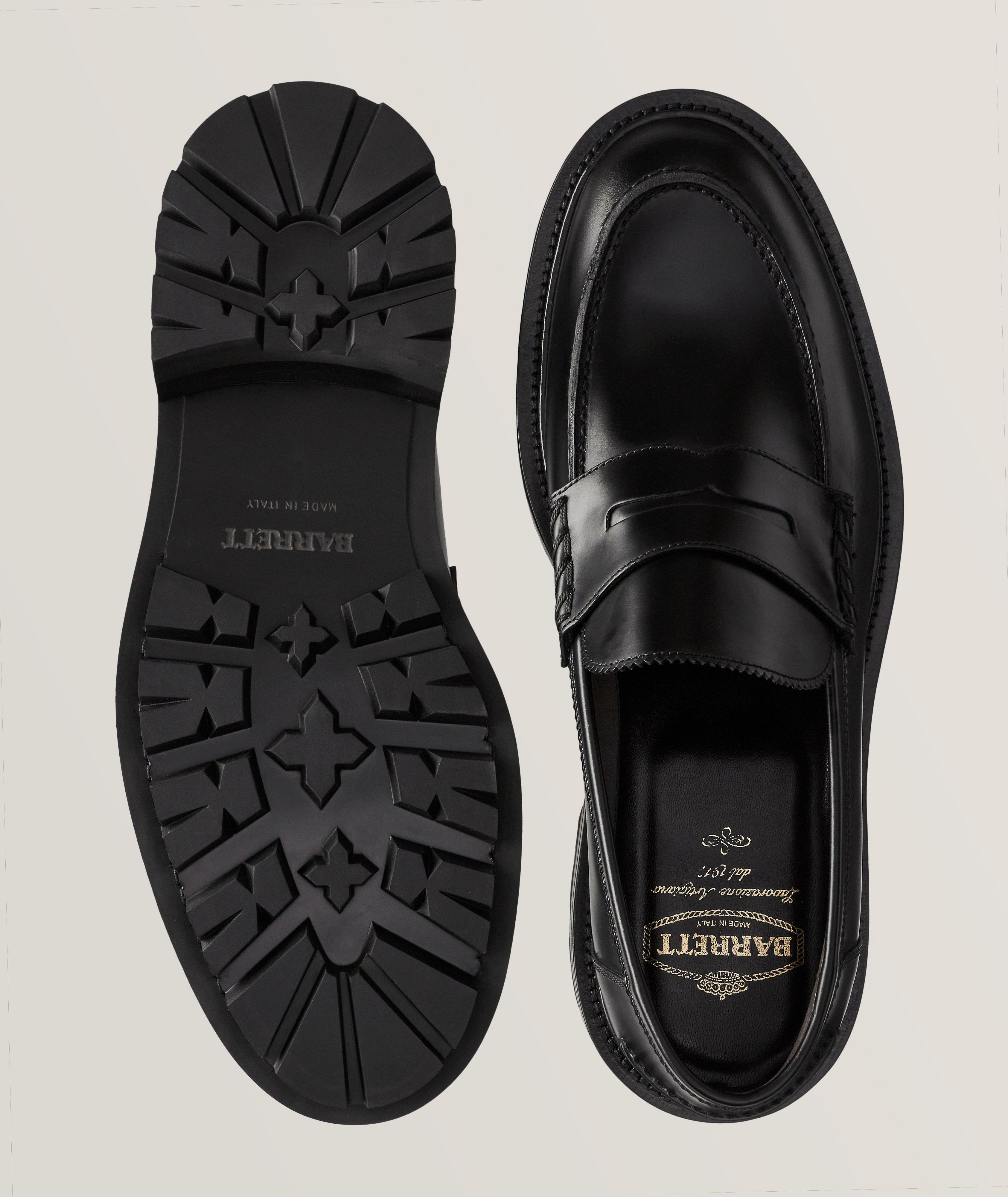 Polished Leather Penny Loafers image 2
