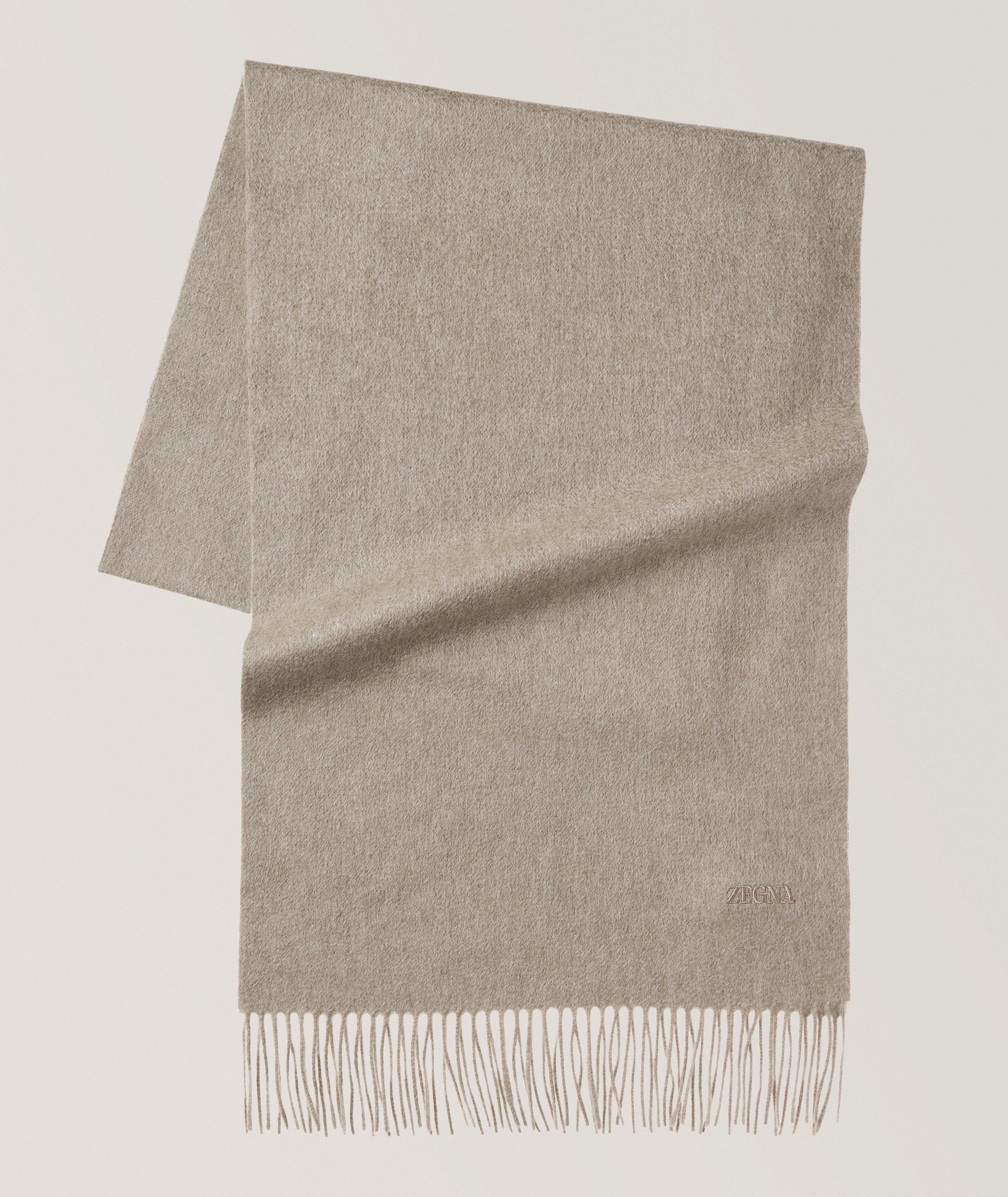 Fringed Oasi Cashmere Scarf