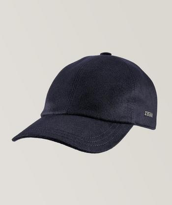 Varsity Headwear Linen Baseball Cap in Blue | Size Medium