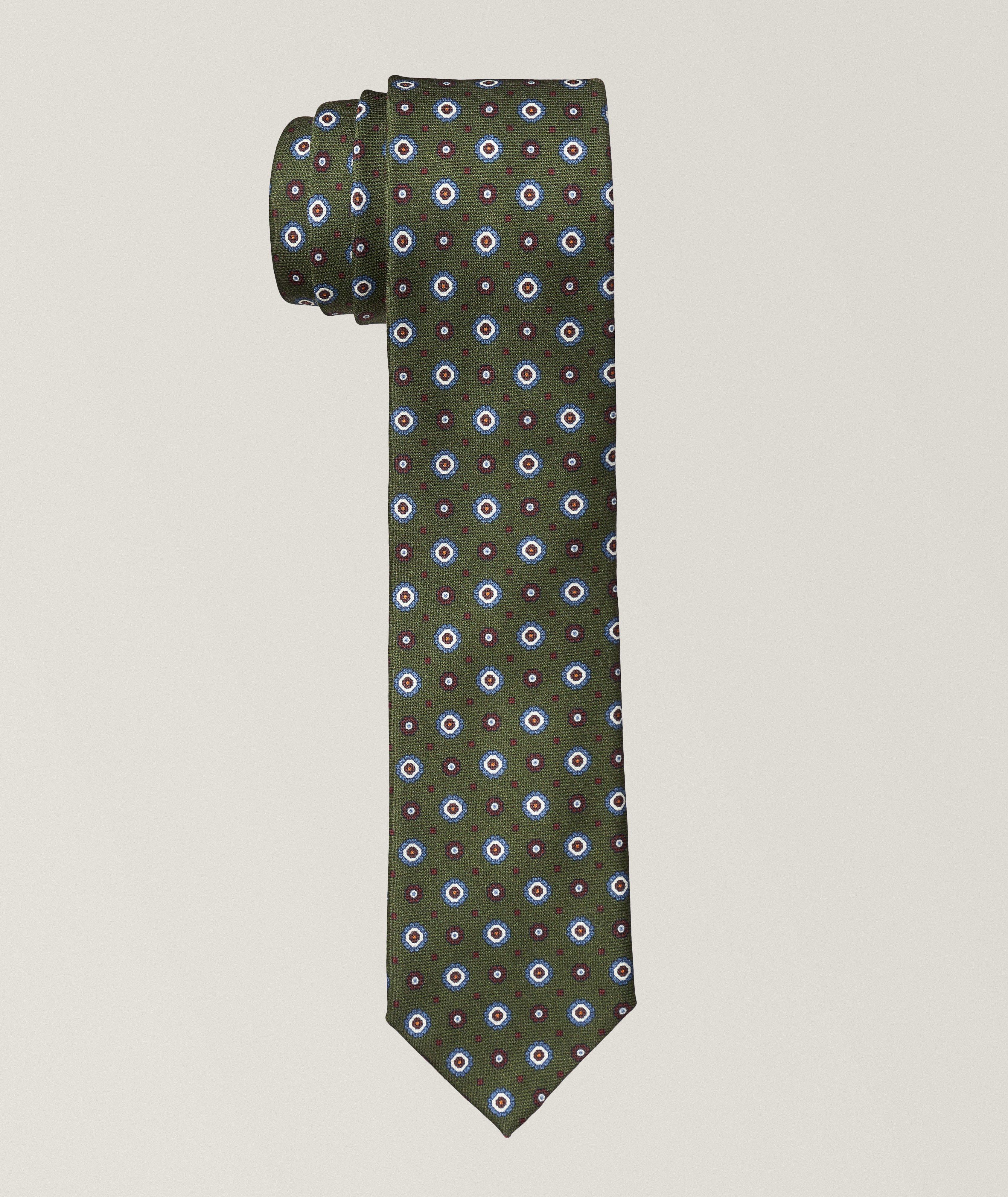 Modern Neat Wool Tie