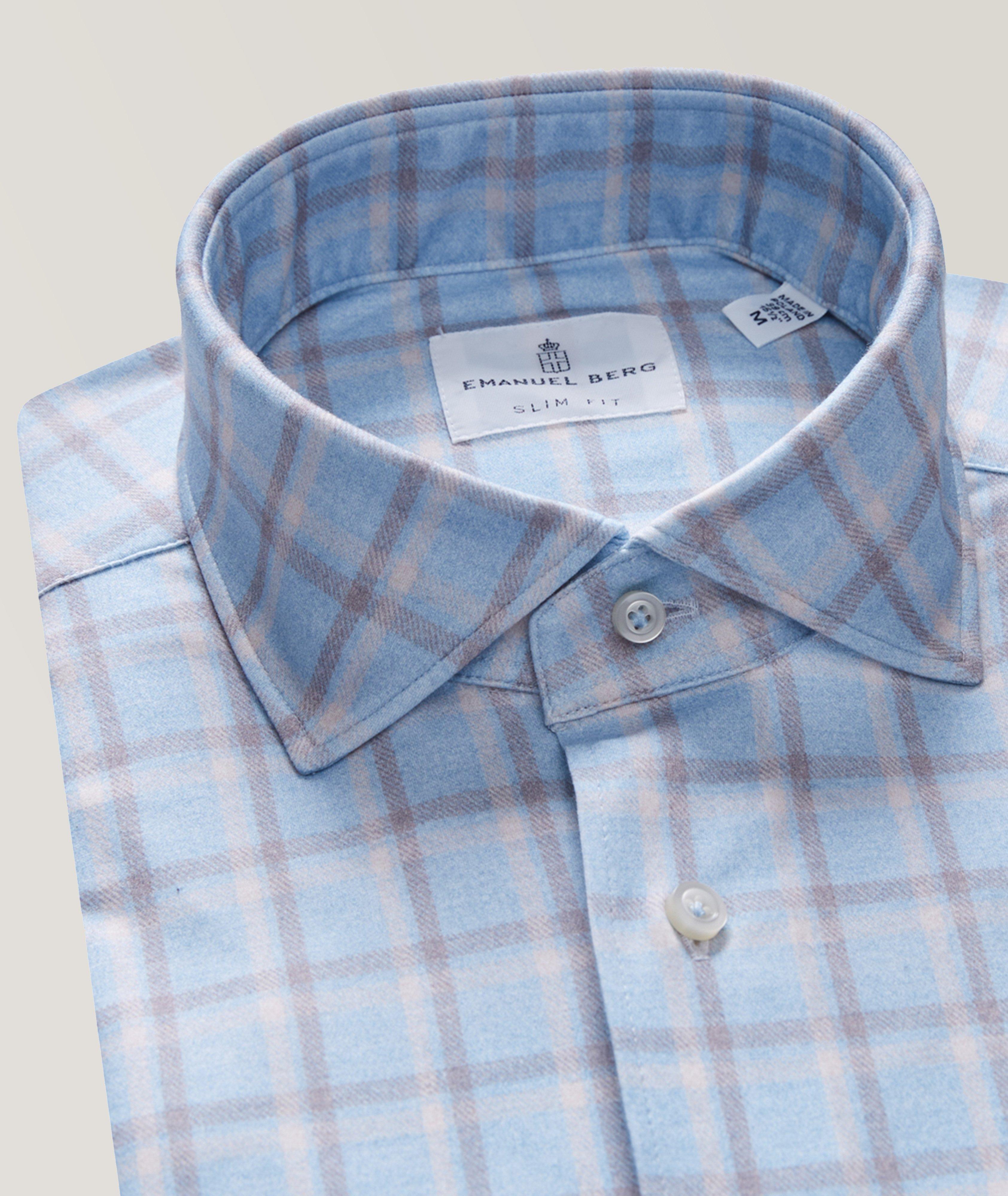 Checked Pattern Modern 4-Flex Stretch Knit Shirt image 2