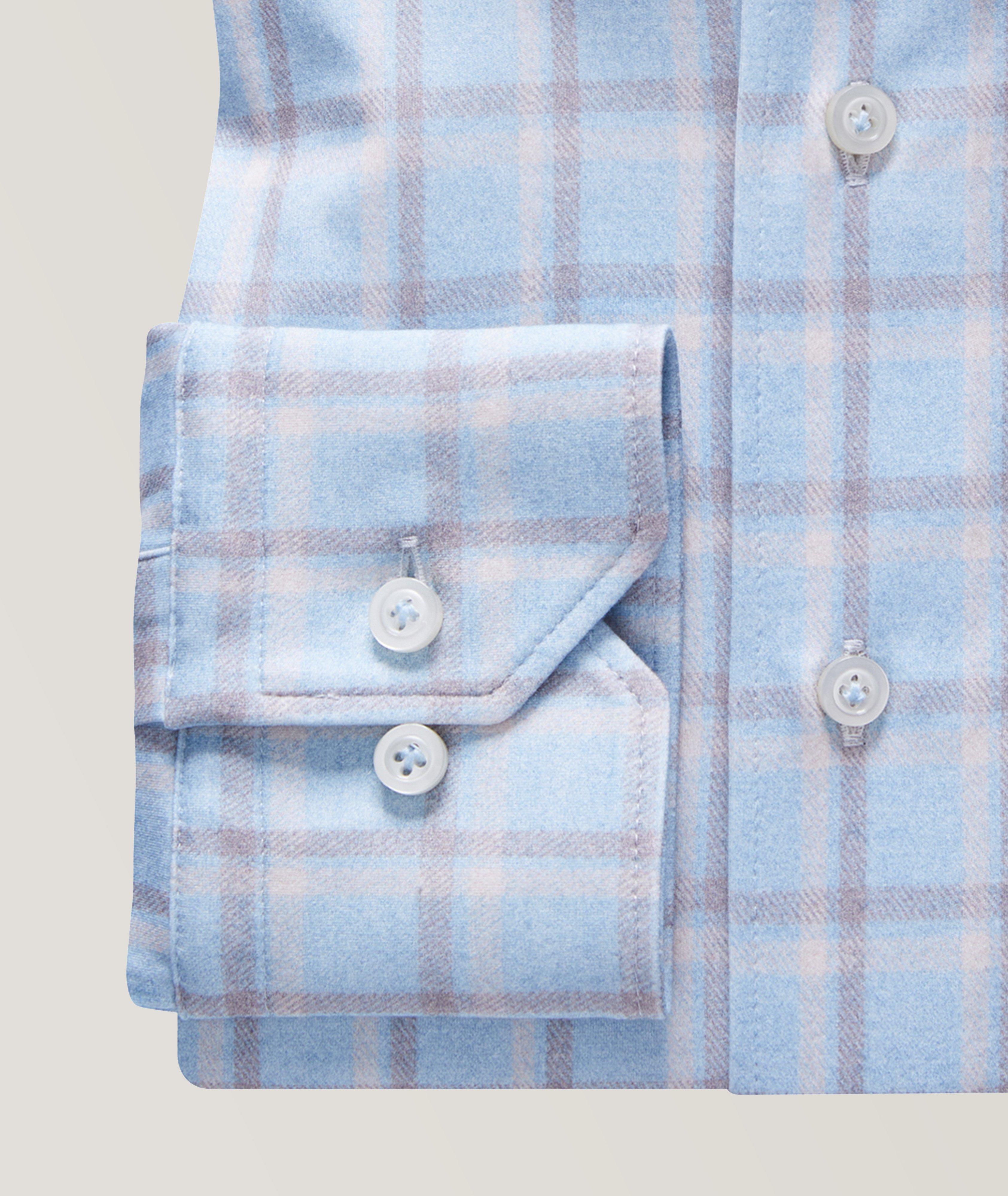 Checked Pattern Modern 4-Flex Stretch Knit Shirt image 3