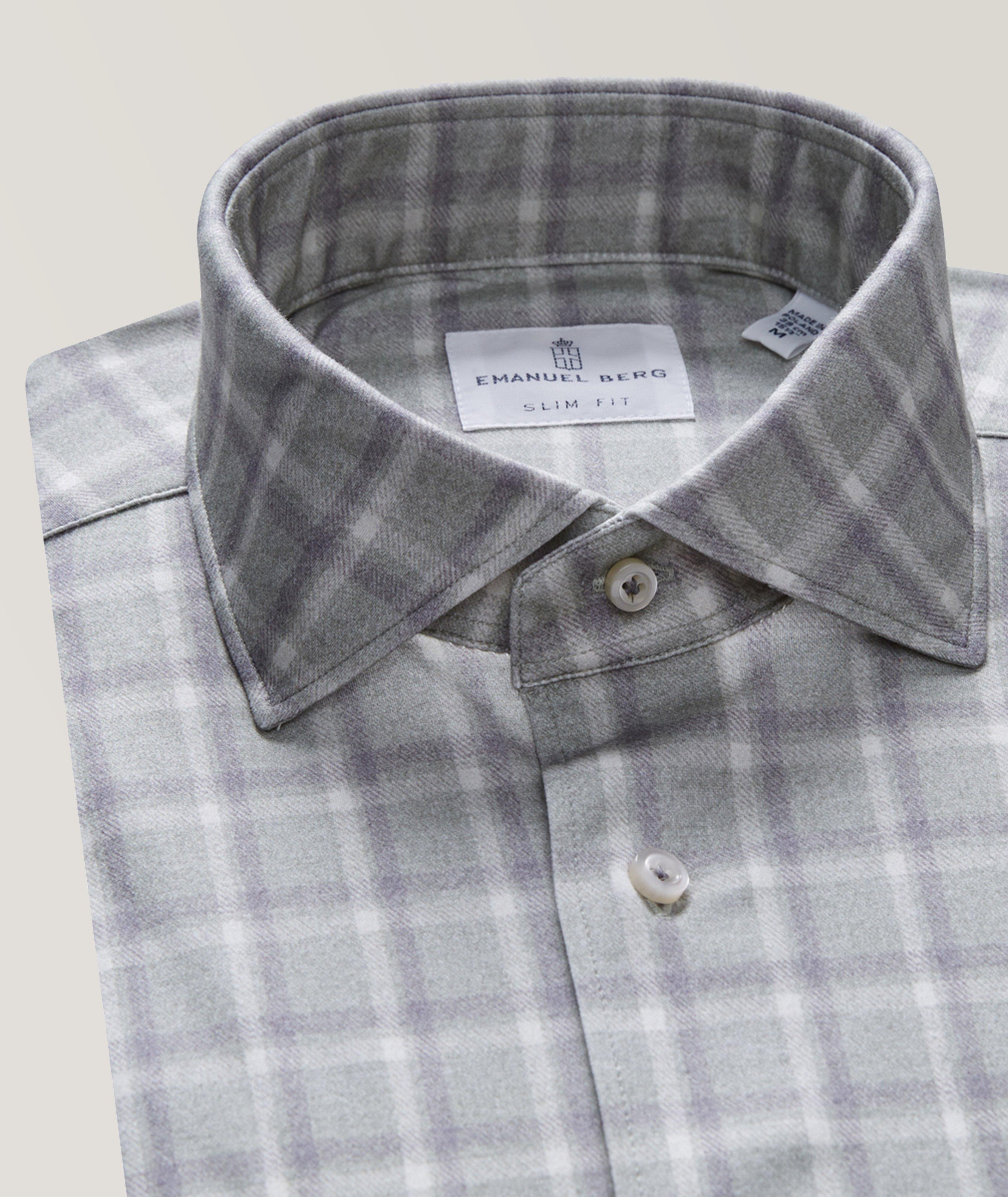 Checked Pattern Modern 4-Flex Stretch Knit Shirt image 2