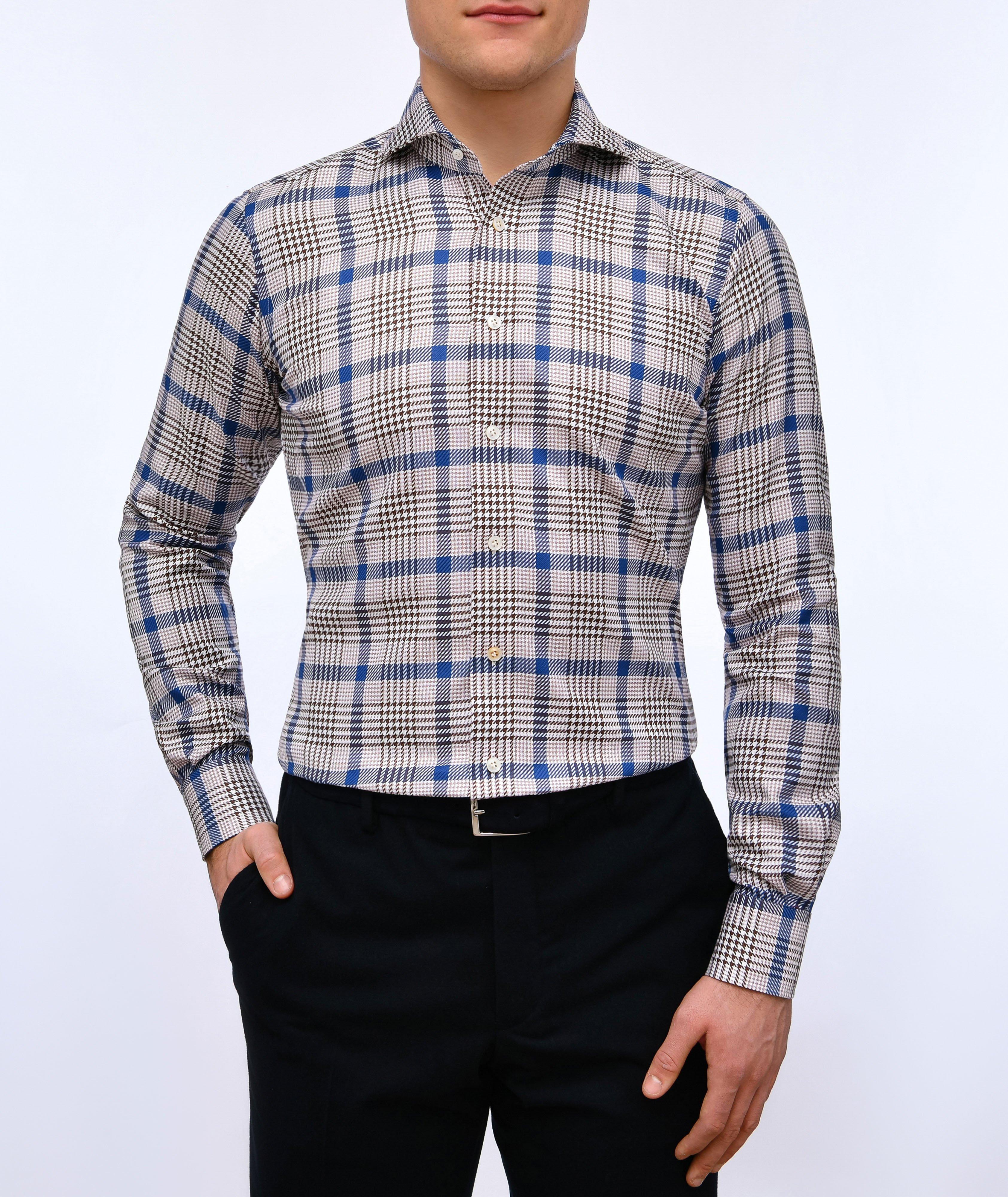 Luxury Premium Plaid Dobby Shirt image 1
