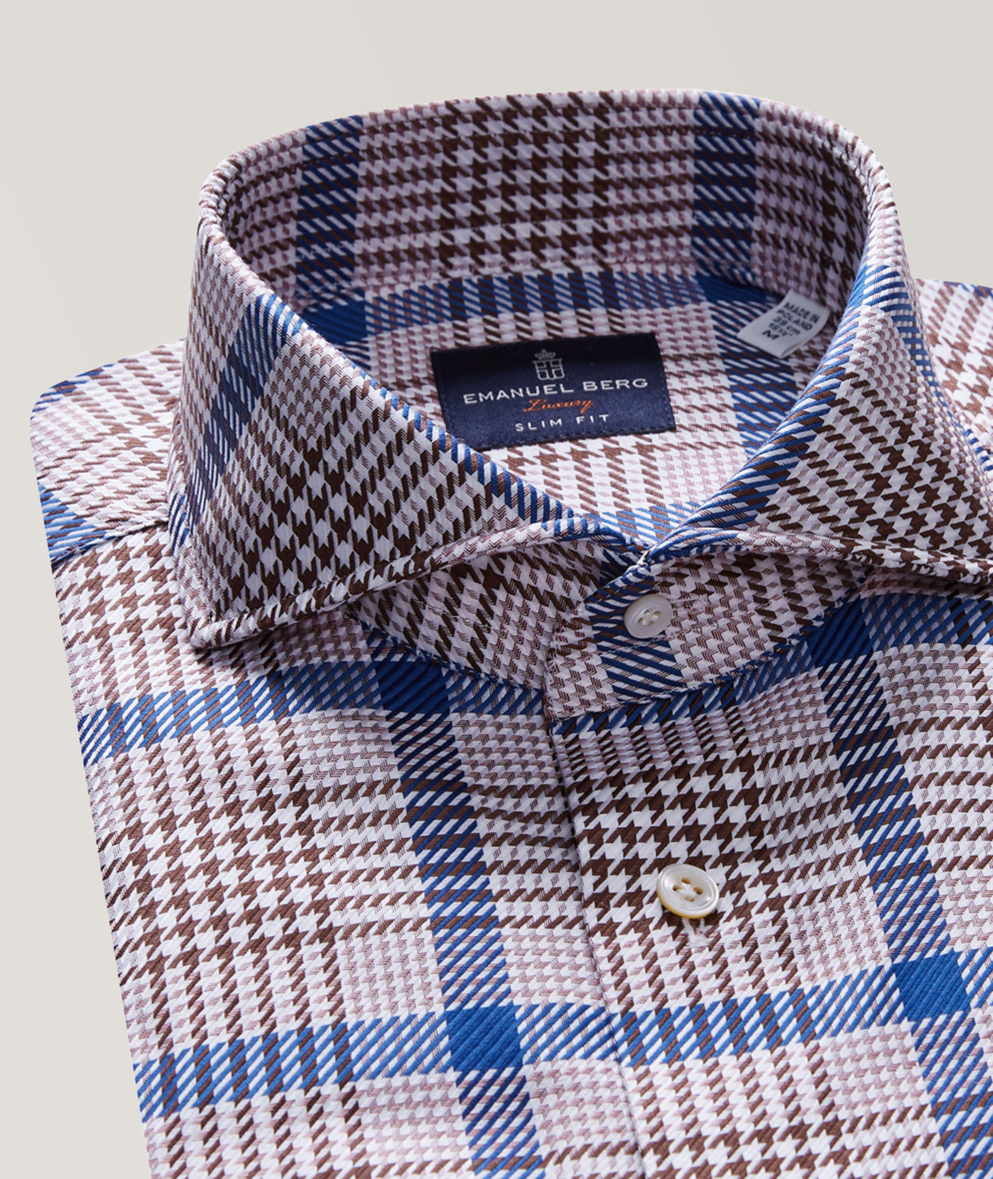 Luxury Premium Plaid Dobby Shirt image 2
