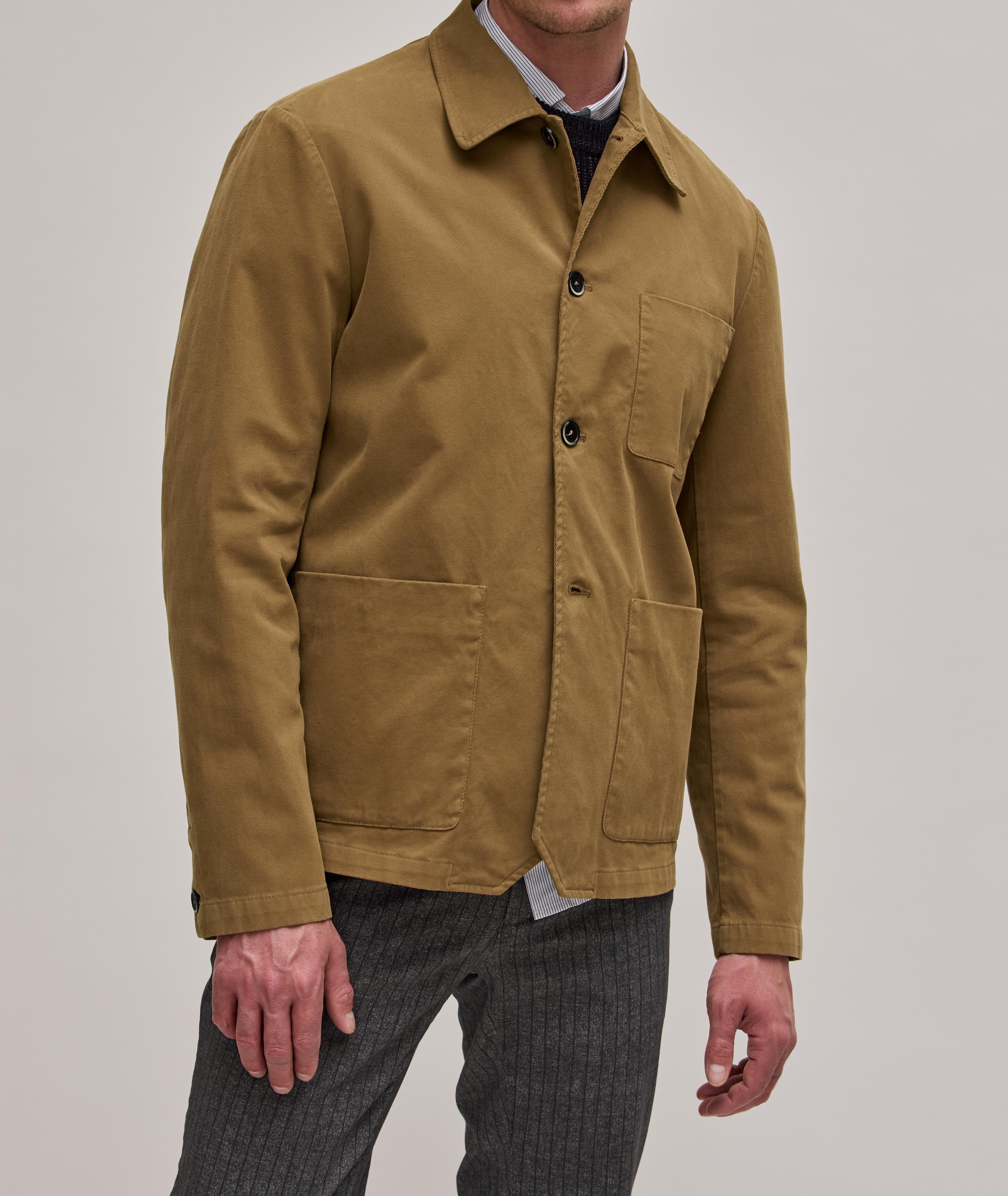 Stretch-Cotton Chore Jacket image 1
