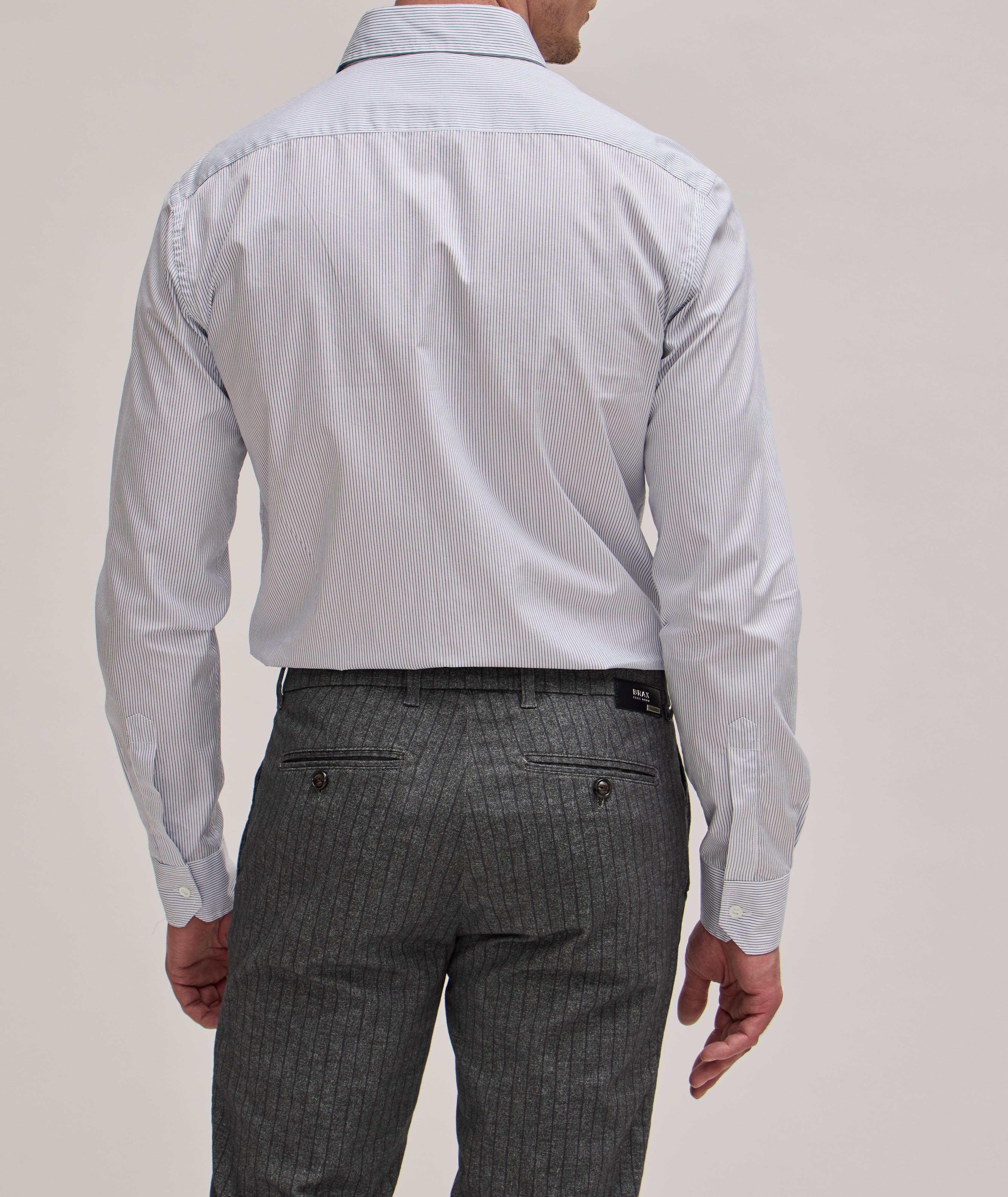 Striped Pattern Cotton Sport Shirt image 2