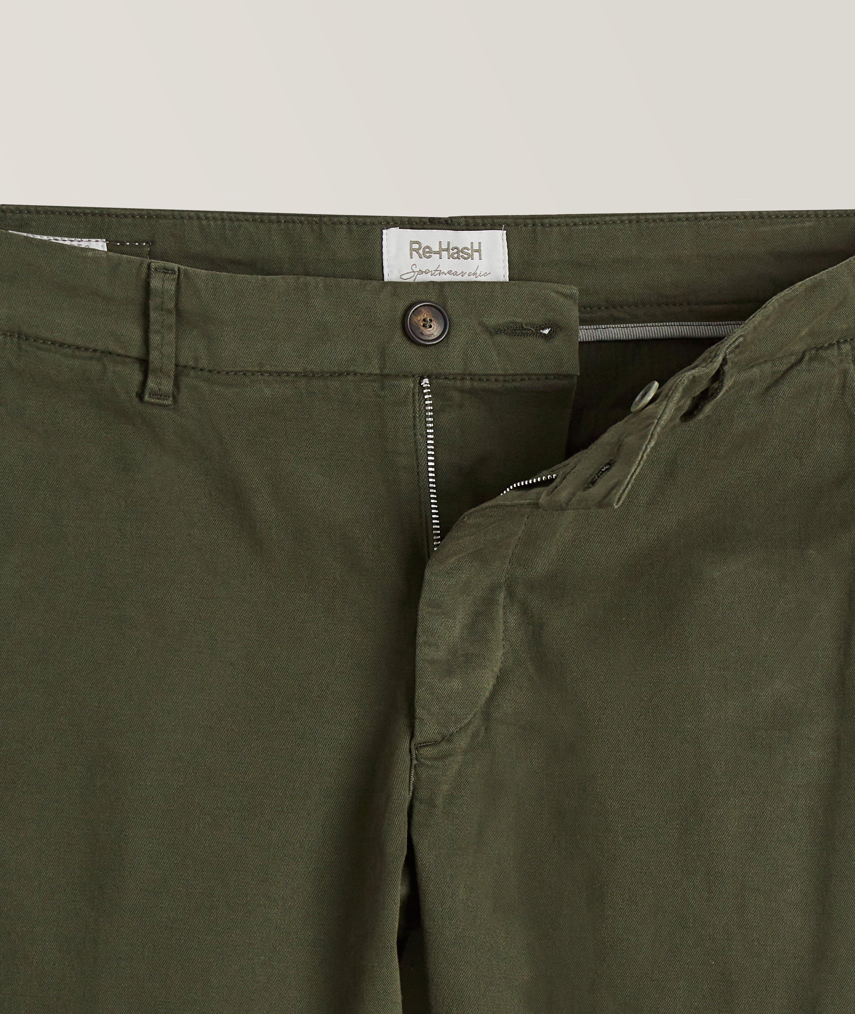 Rubens Sportswear Chic Stretch-Cotton Blend Pants image 1