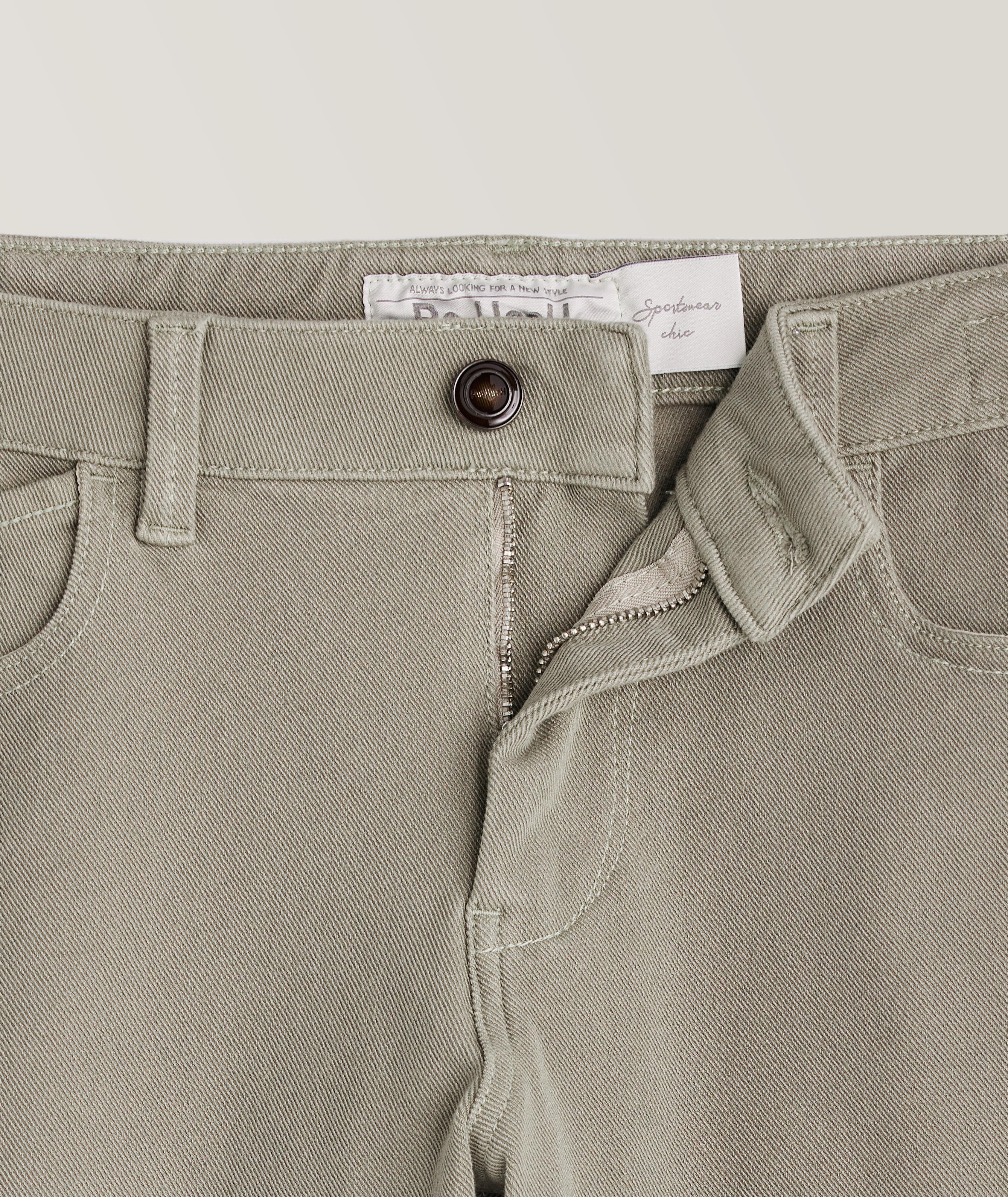 Rubens Sportswear Chic Stretch-Cotton Blend Pants image 1