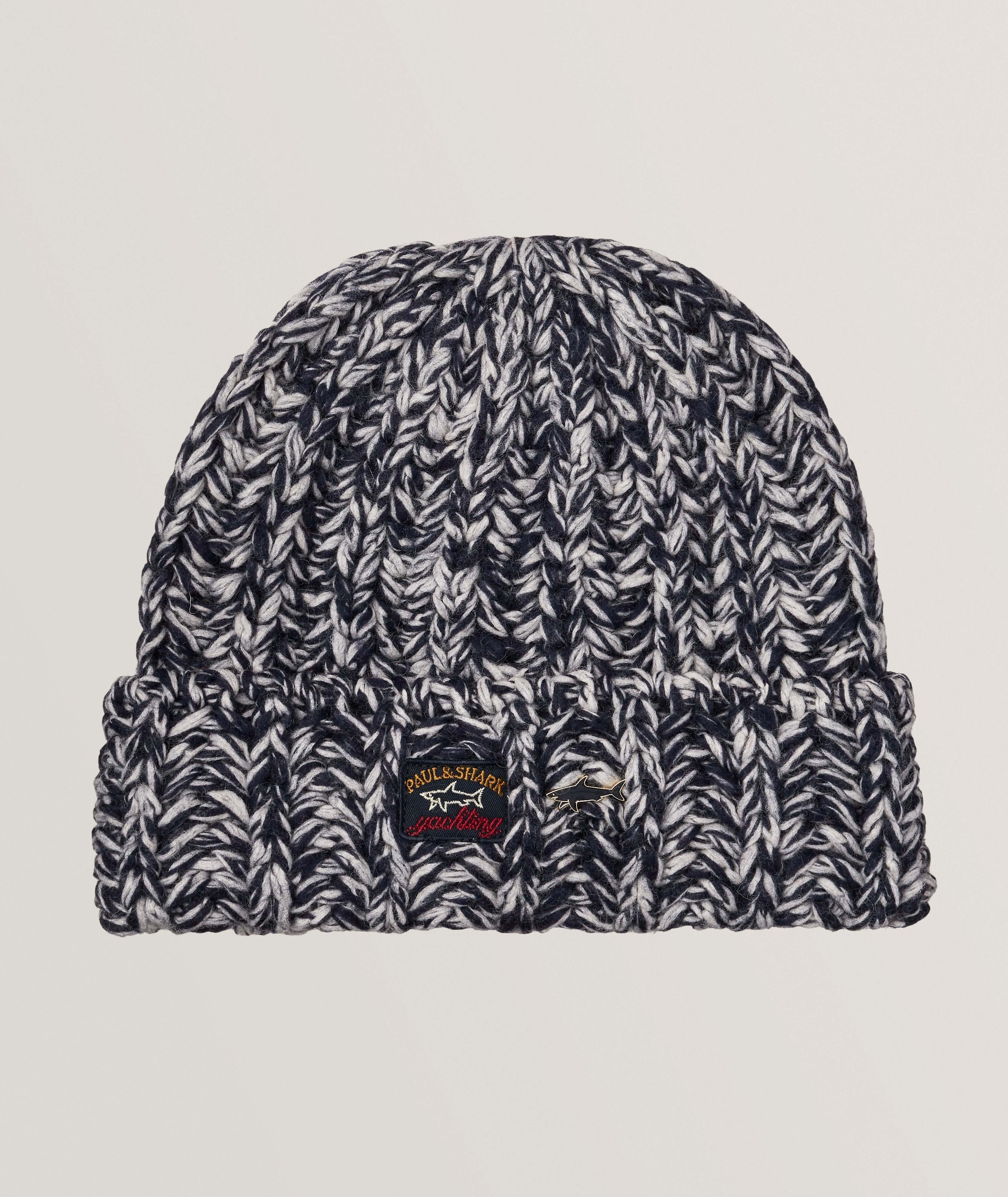 The Fisherman Collection Marbled Wool-Blend Beanie