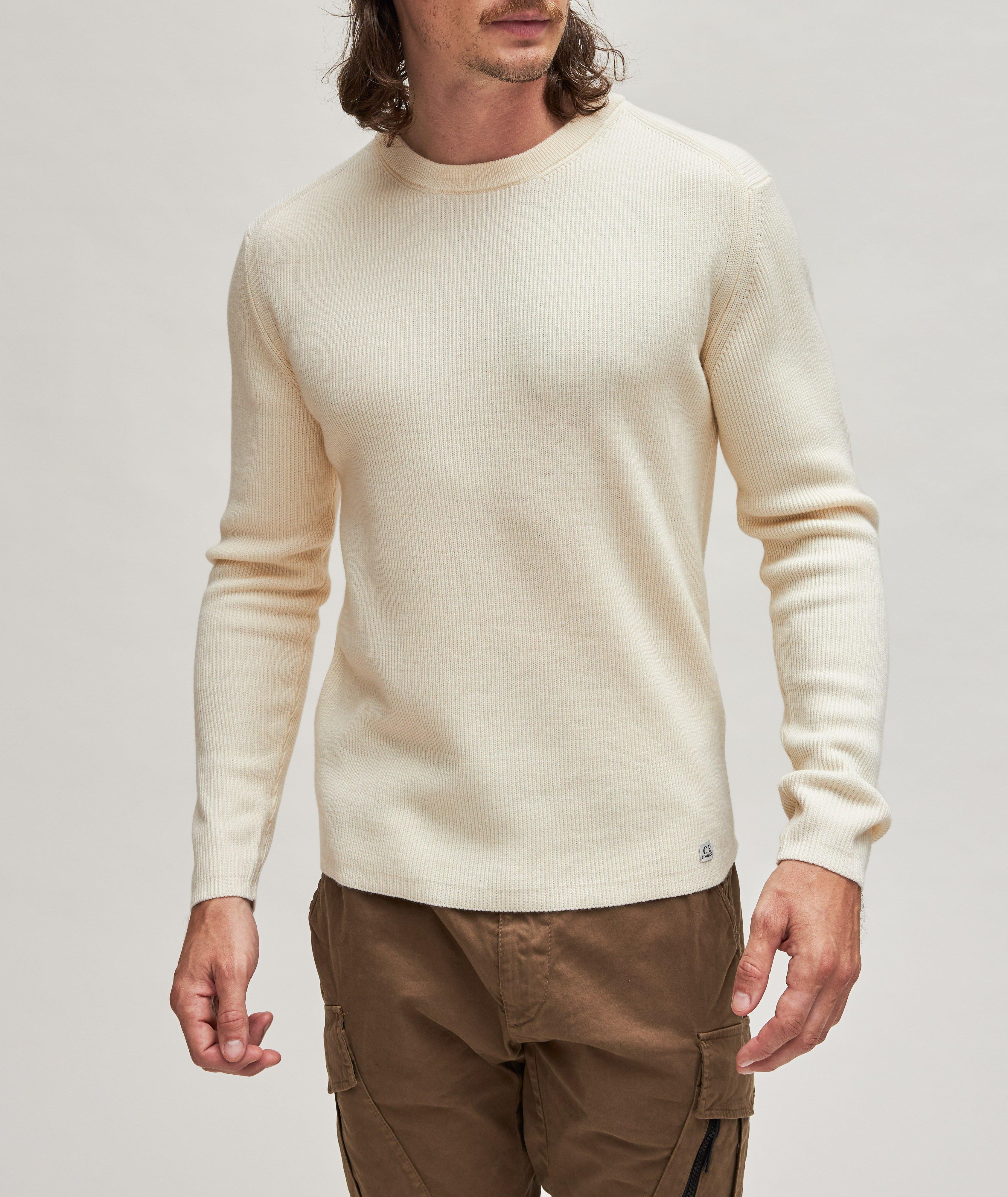 Virgin Wool-Blend Crewneck Sweater  image 1