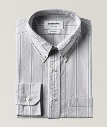 Fine Twill Modern Fit Dress Shirt with Cutaway Collar in Blue Check by  Emanuel Berg - Hansen's Clothing