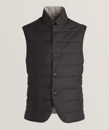 Zip vest in 500 lines velvet - GRIGIOVERDE / 52
