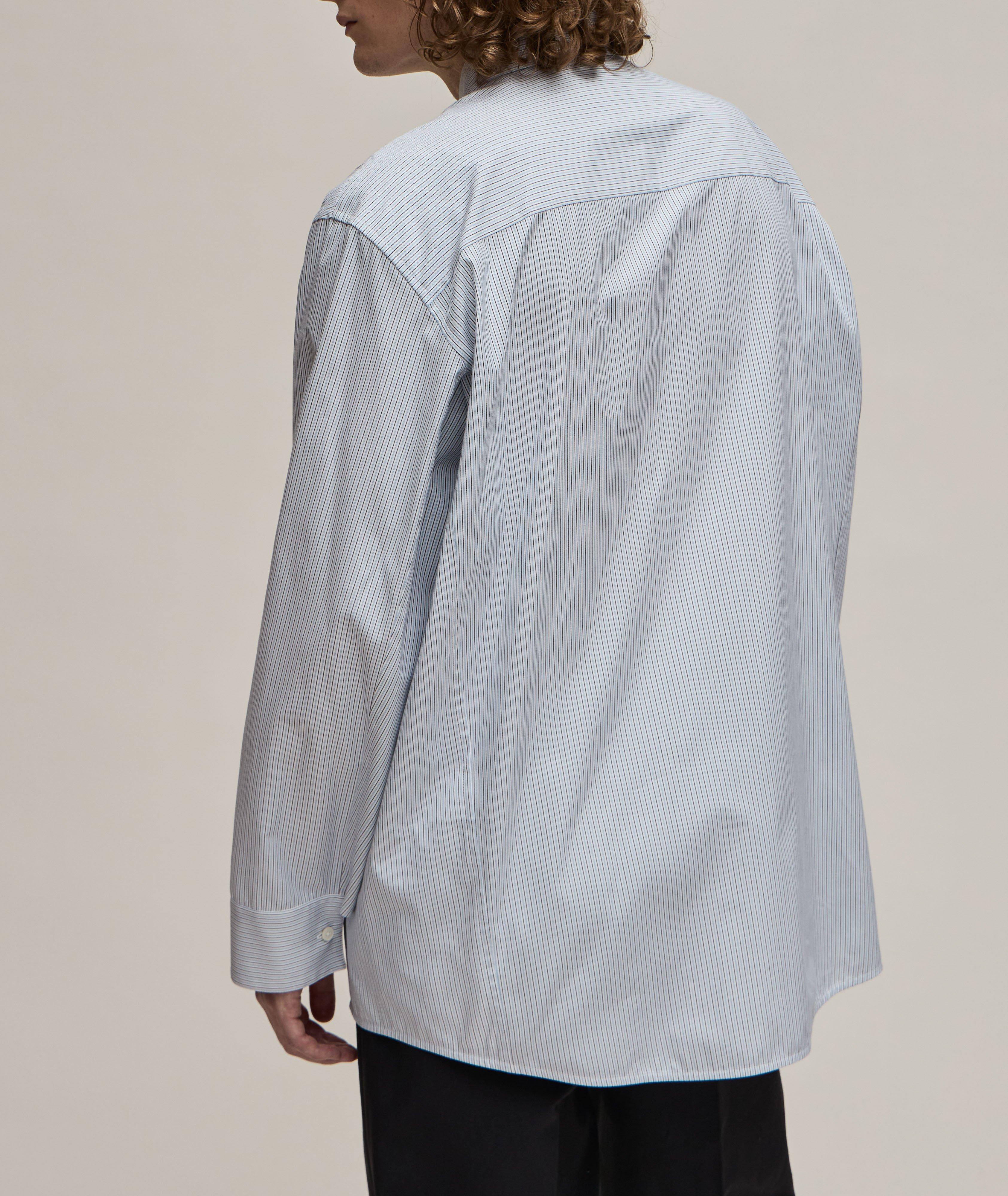 Hairline Stripe Cotton Sport Shirt image 2